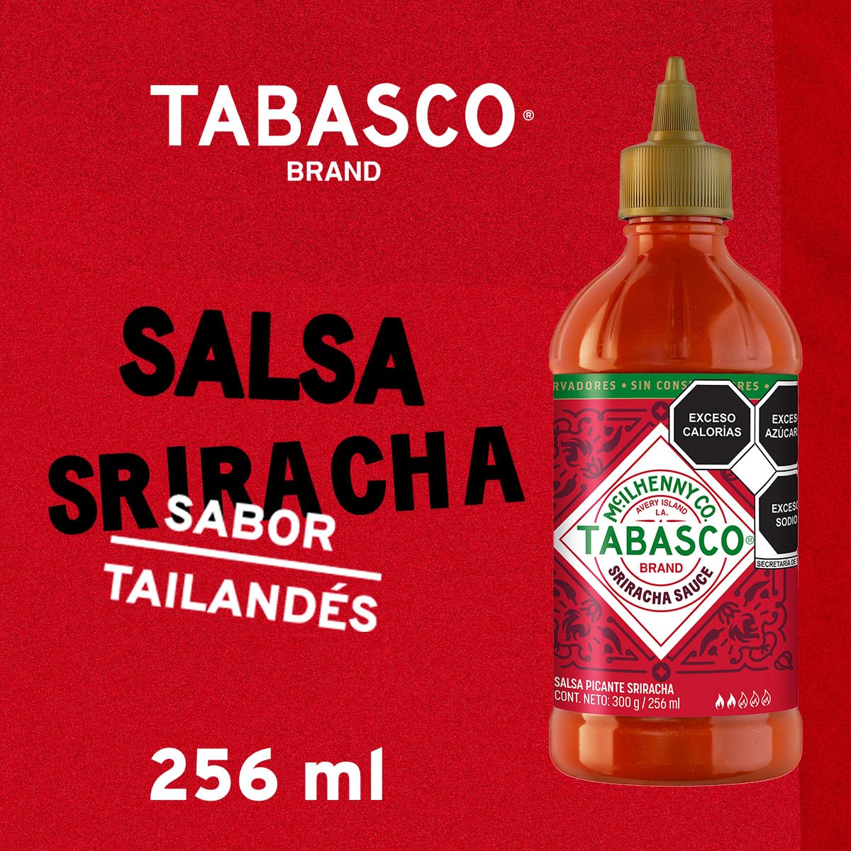 Tabasco Sriracha Hot Chilli Sauce 256ml 3