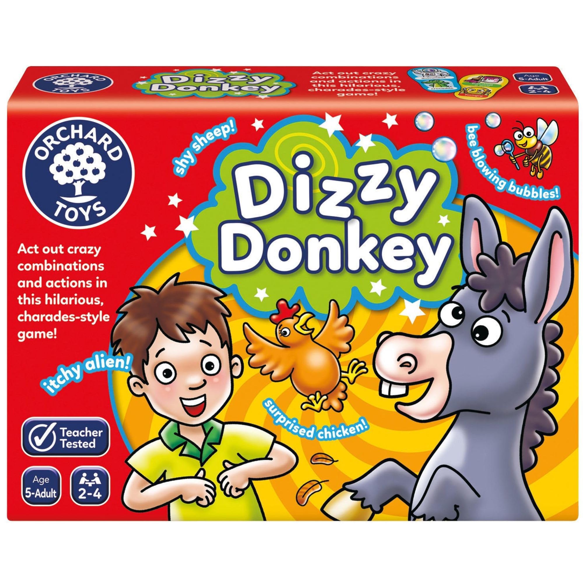Orchard Toys Dizzy Donkey Game 106 - Family Action & Performance Board Game 6