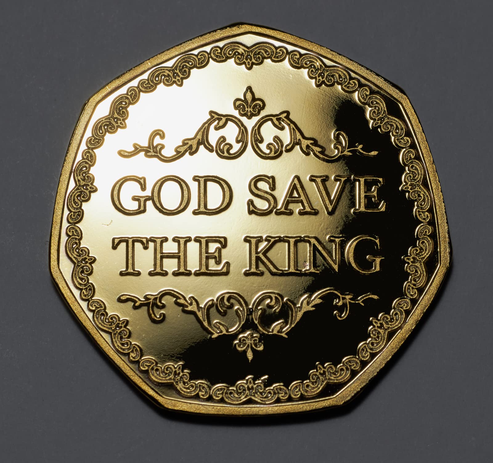 The Commemorative Coin Company King Charles III 24ct Gold Plated Coronation Commemorative Coin 6