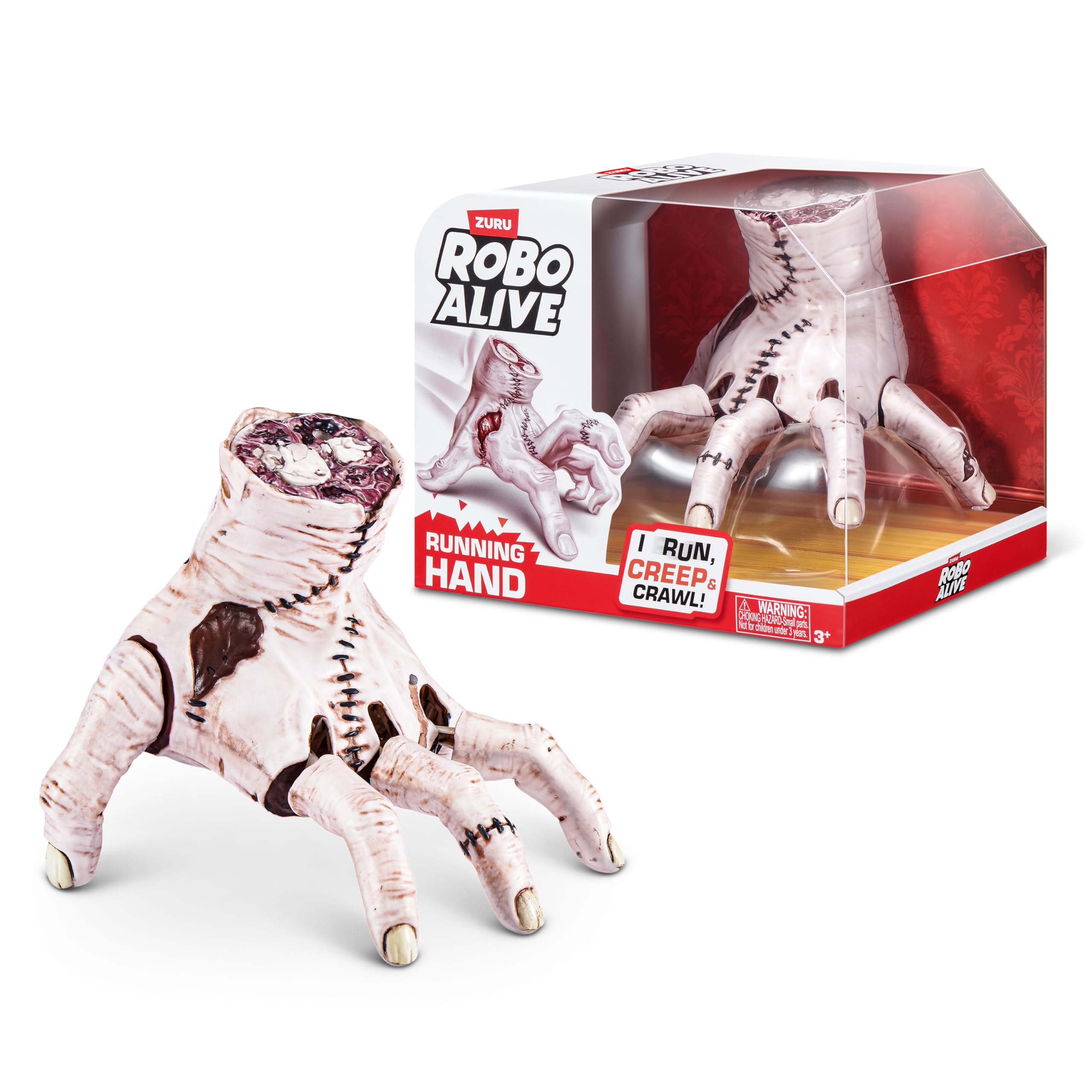 Robo Alive Horror Running Hand - Electronic Pet | Self-Crawling Action | Ages 3+