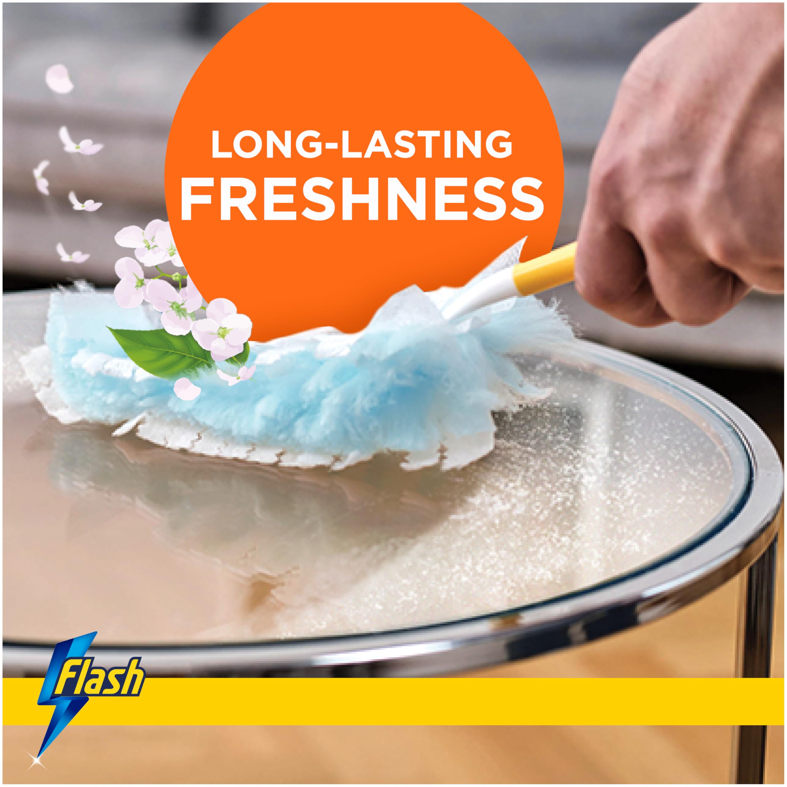 Flash - Dust Magnet Refills Fluffy Dusters 54 Scented Dusters 3