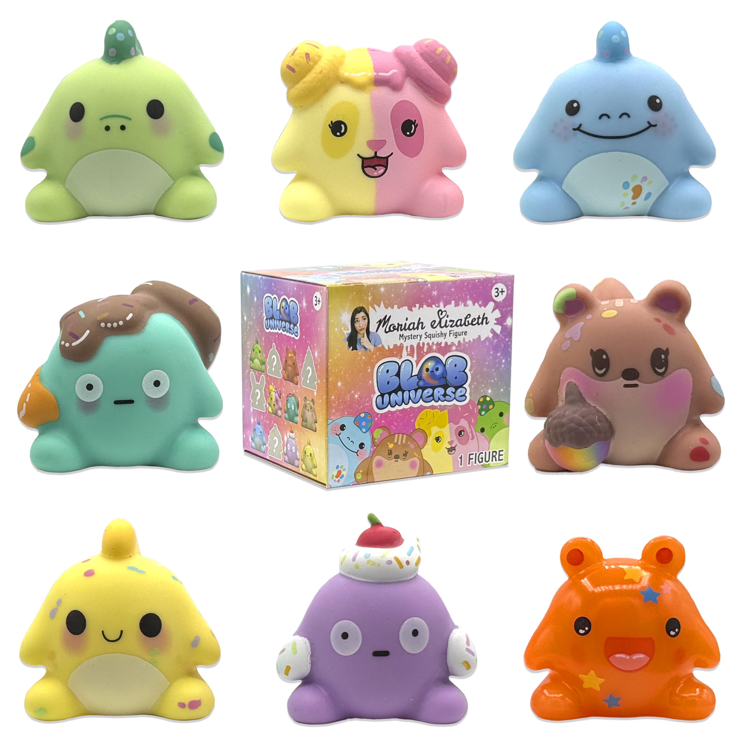 Moriah Elizabeth Blob Universe Mystery Squishy Figures – Series 1, 3 Years and Up