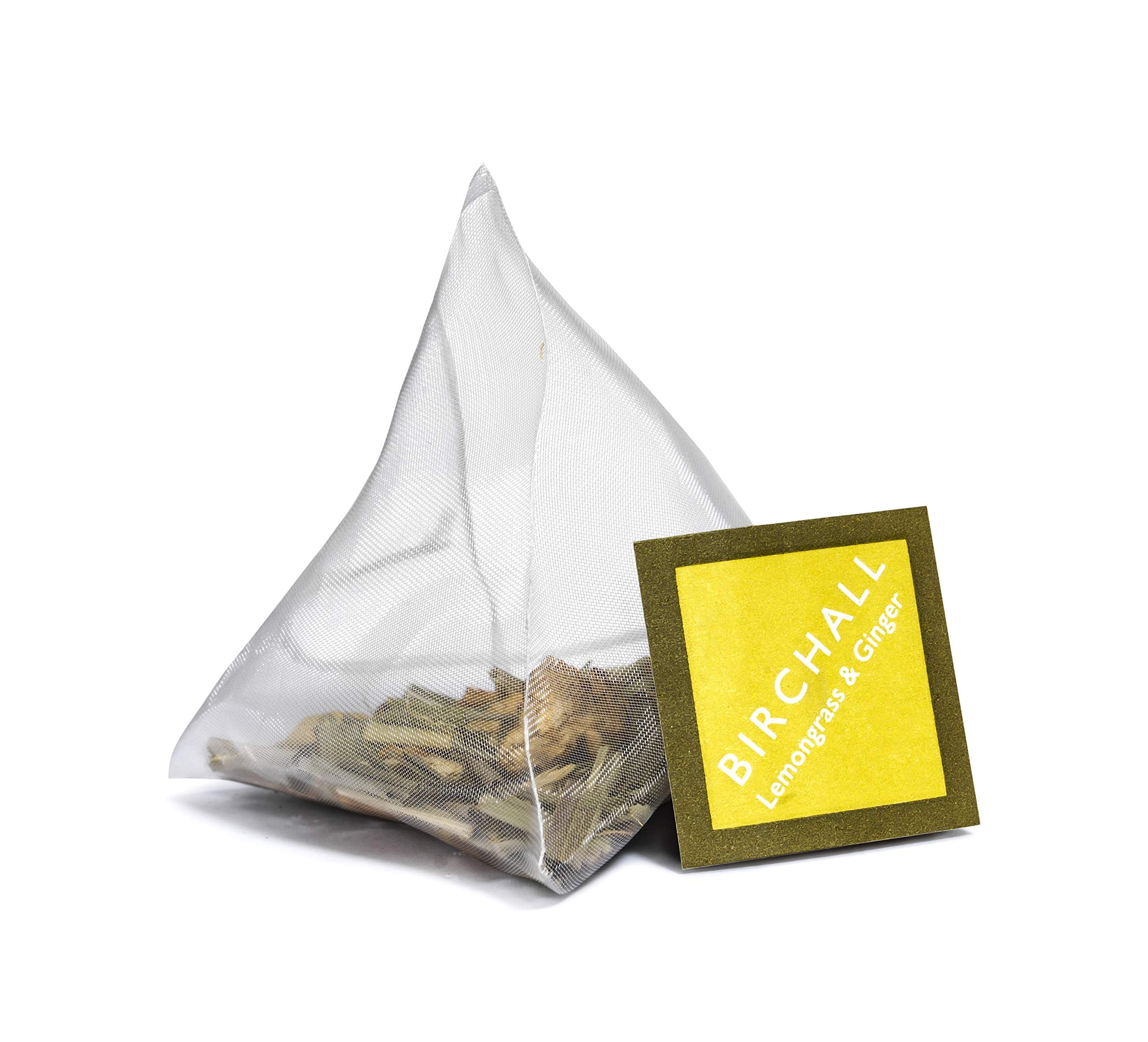 Birchall Lemongrass & Ginger Herbal Tea Gift Set - Caffeine Free Tea Bags 4