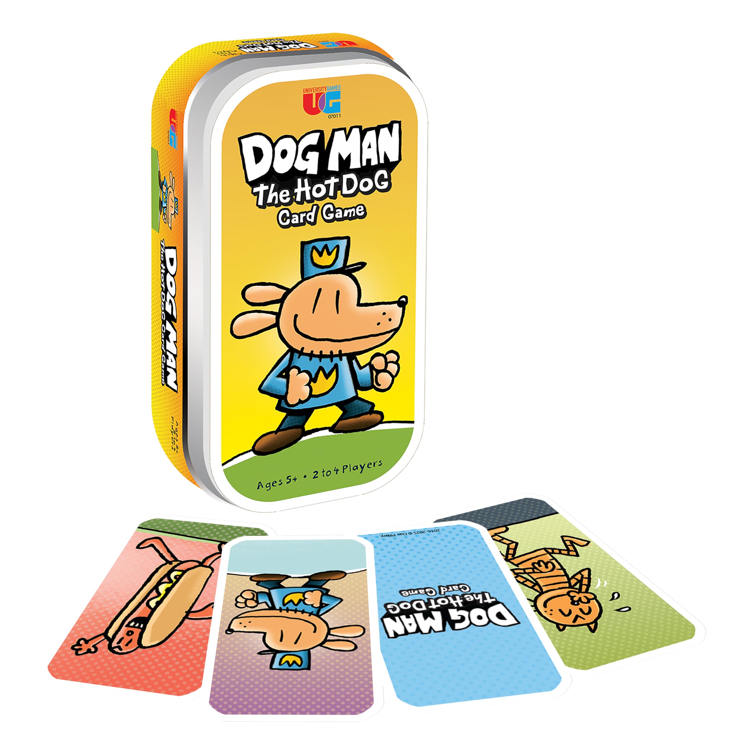University Games Dog Man The Hot Dog Card Game | 2-4 Players | Ages 5+