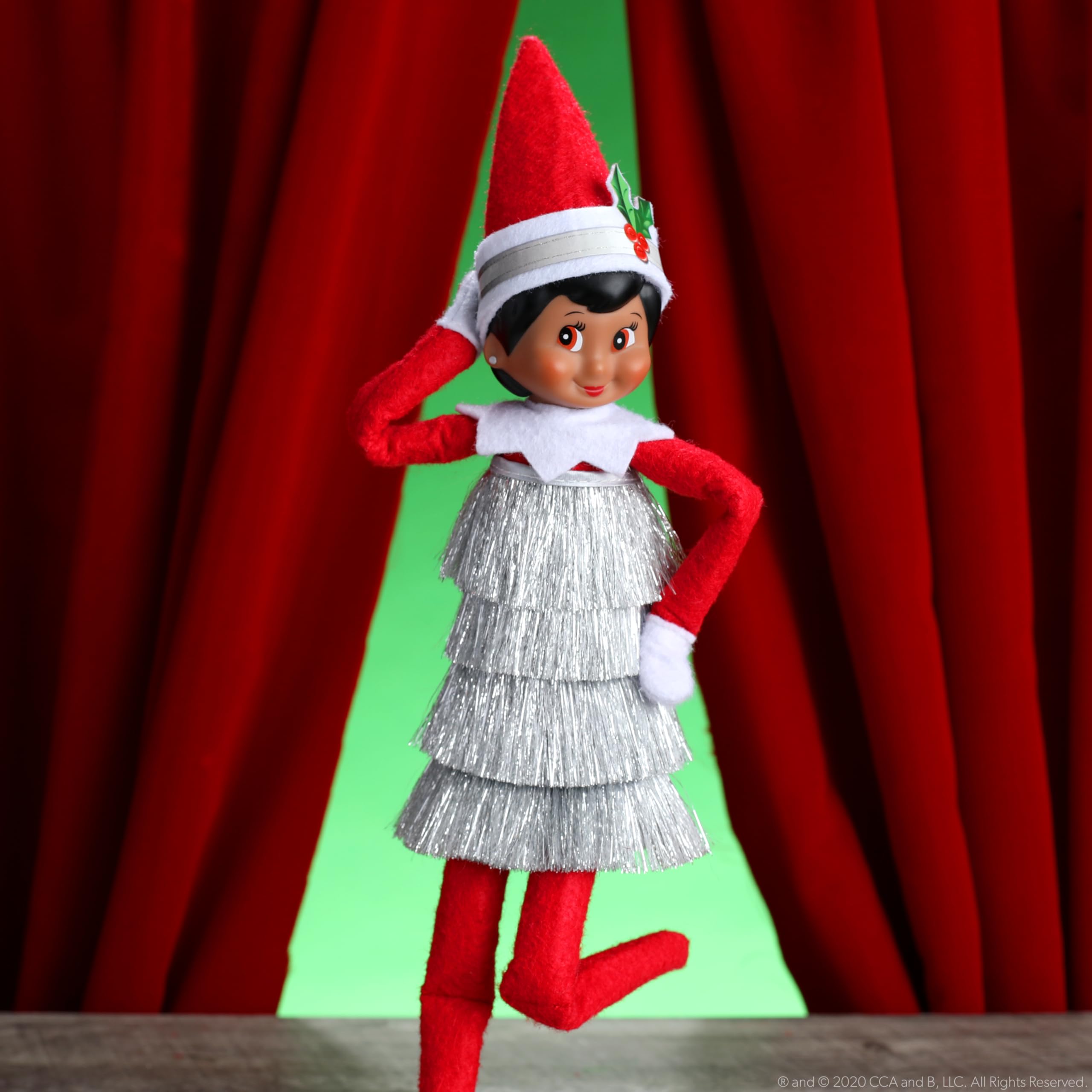 The Elf on the Shelf Claus Couture Collection Tiny Tinsel Dress - Dazzling 11