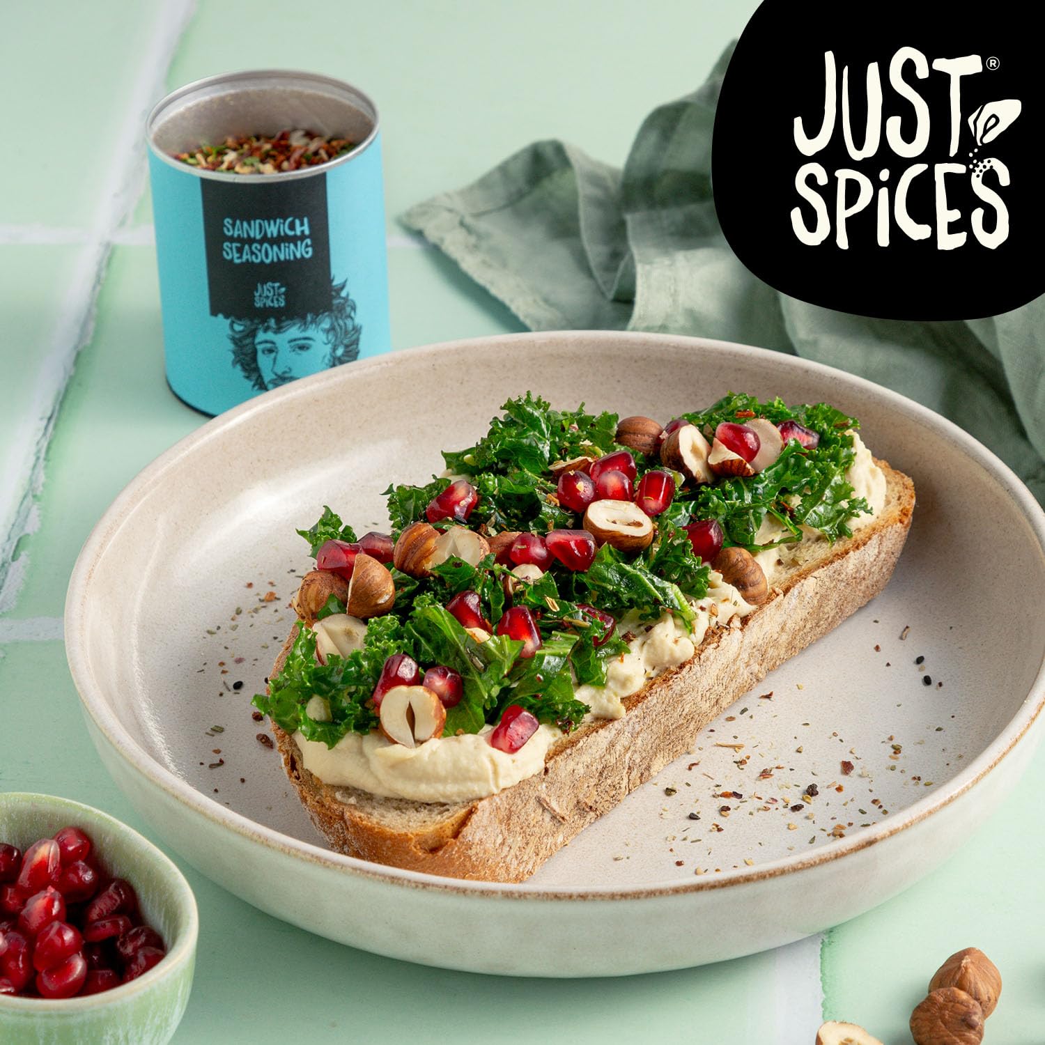 Just Spices Sandwich Seasoning, 50g – Natural Herb & Spice Mix for Sandwiches, Pitas, Bagels & More 6