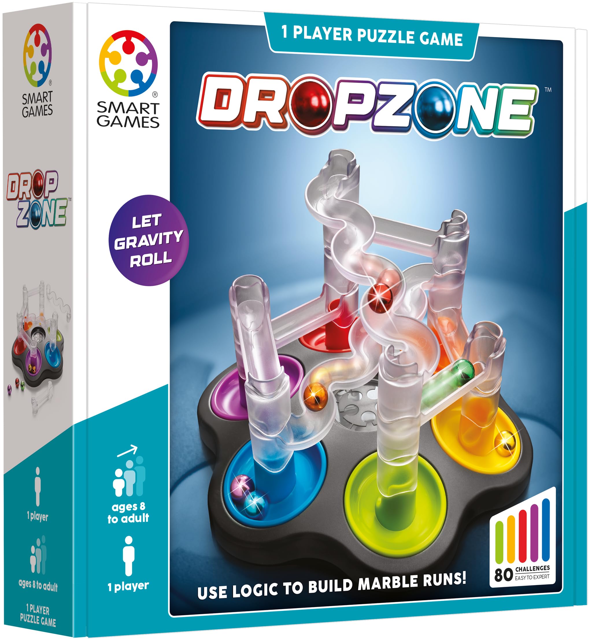 SmartGames DropZone Marble Run Building Game 9