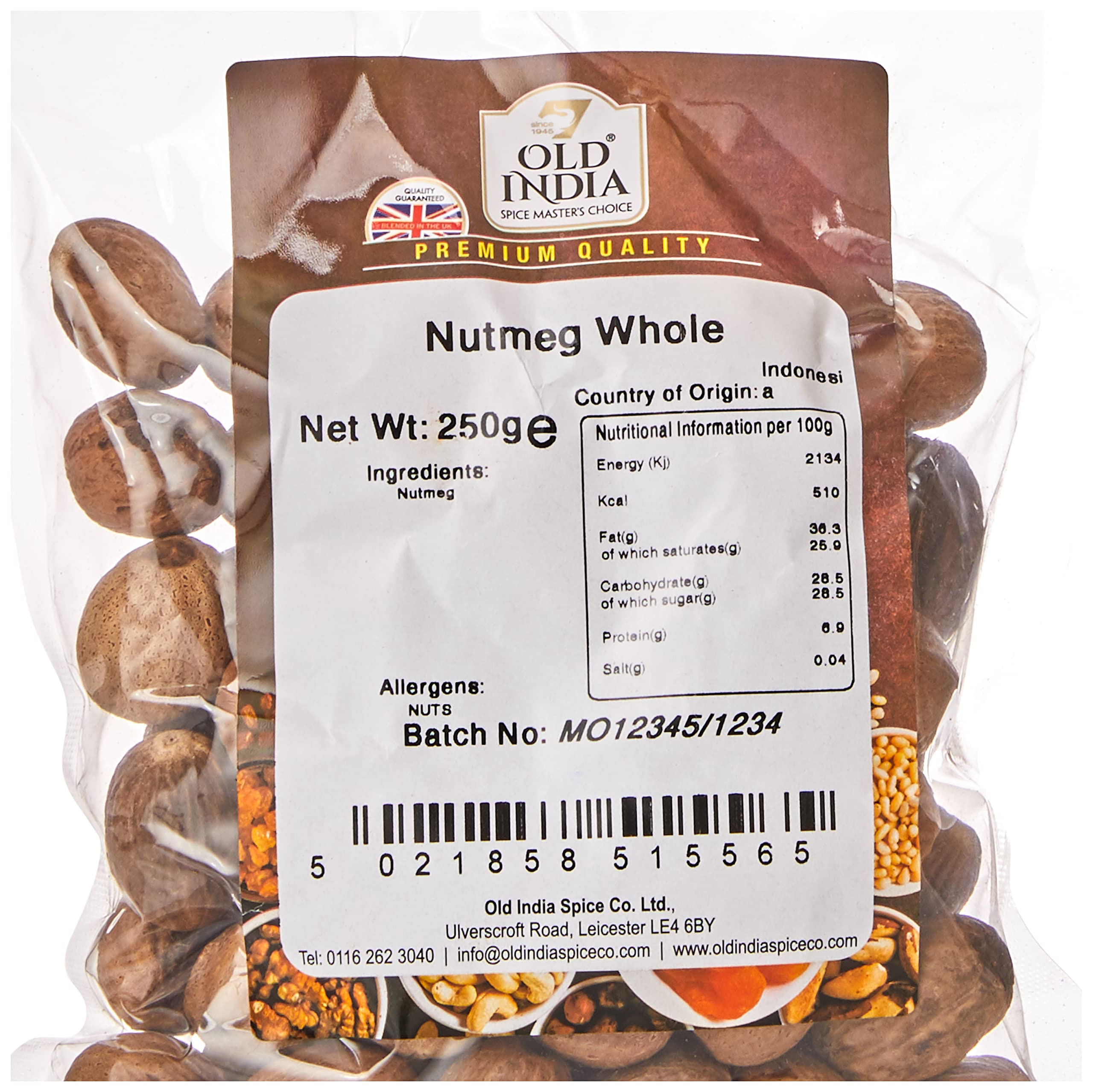 Old India - Nutmeg Whole 250 g 3