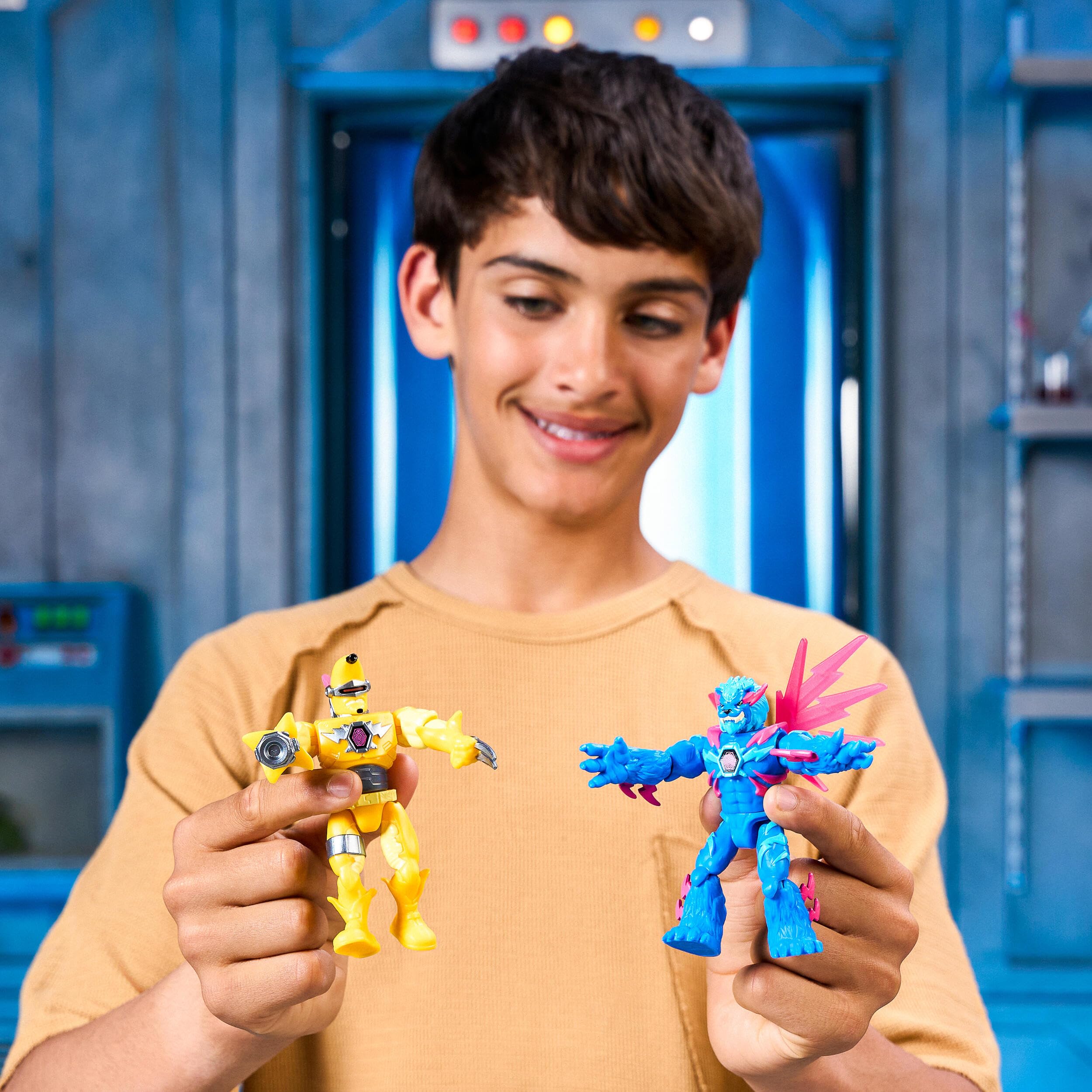 MRBEAST LAB Hybrids Multi Pack Action Figures - Create 2 Beasts | 4-Inch Scale | Interchangeable Parts 2