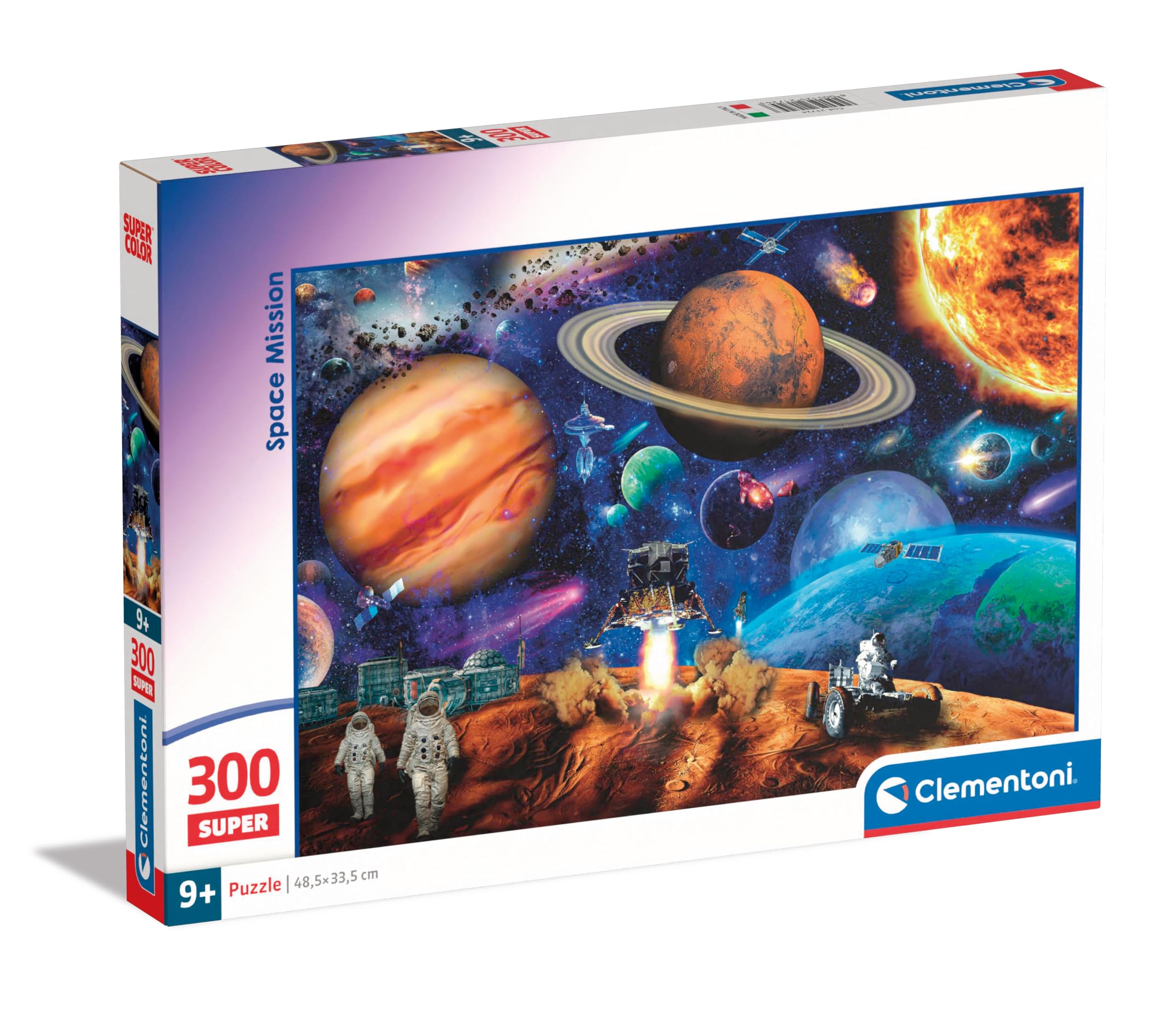 Clementoni Jigsaw Puzzle Space Mission 300 Pieces - Water Magic Puzzle for Kids