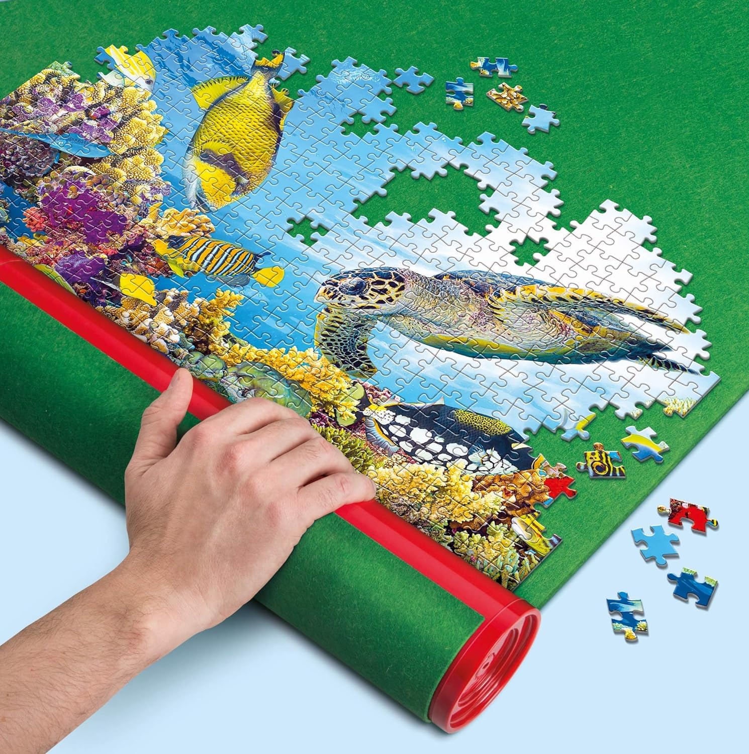 Clementoni Puzzle Mat - Portable Puzzle Storage for Up to 2000 Pieces, Ages 14+ 7