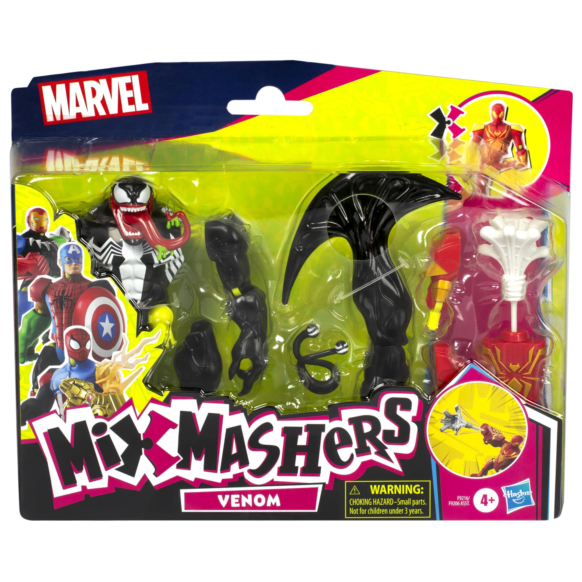 SPIDER-MAN MixMashers Marvel Venom Custom Mix-And-Match Deluxe Action Figure - 4+ Years 7