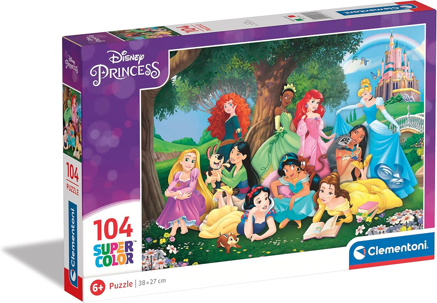 Clementoni Disney Princess 104-Piece Puzzle for Kids