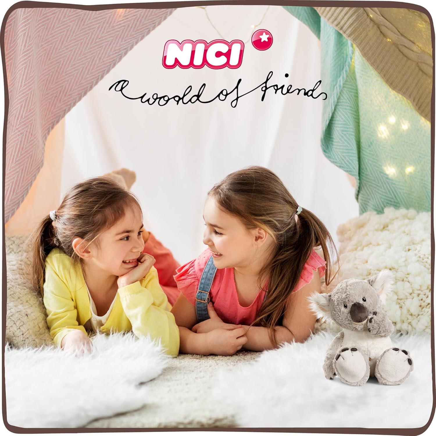 NICI 48391 Soft 25 cm Plush Koala Stuffed Animal – Cuddly Toy for Babies & Kids 7