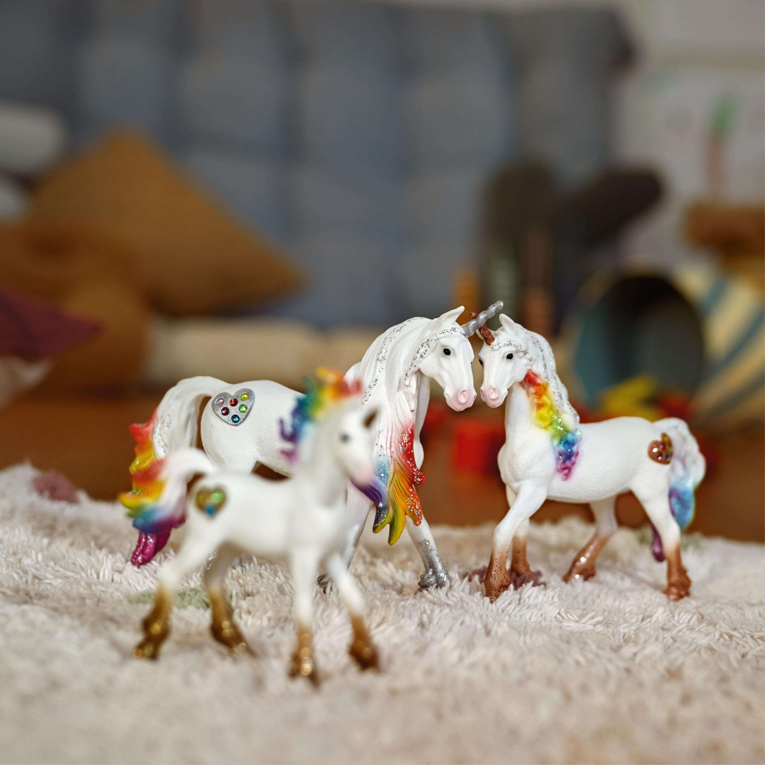 Schleich bayala Rainbow Love Unicorn Foal Figurine 70727 | Plastic | Ages 3+ | New 2022