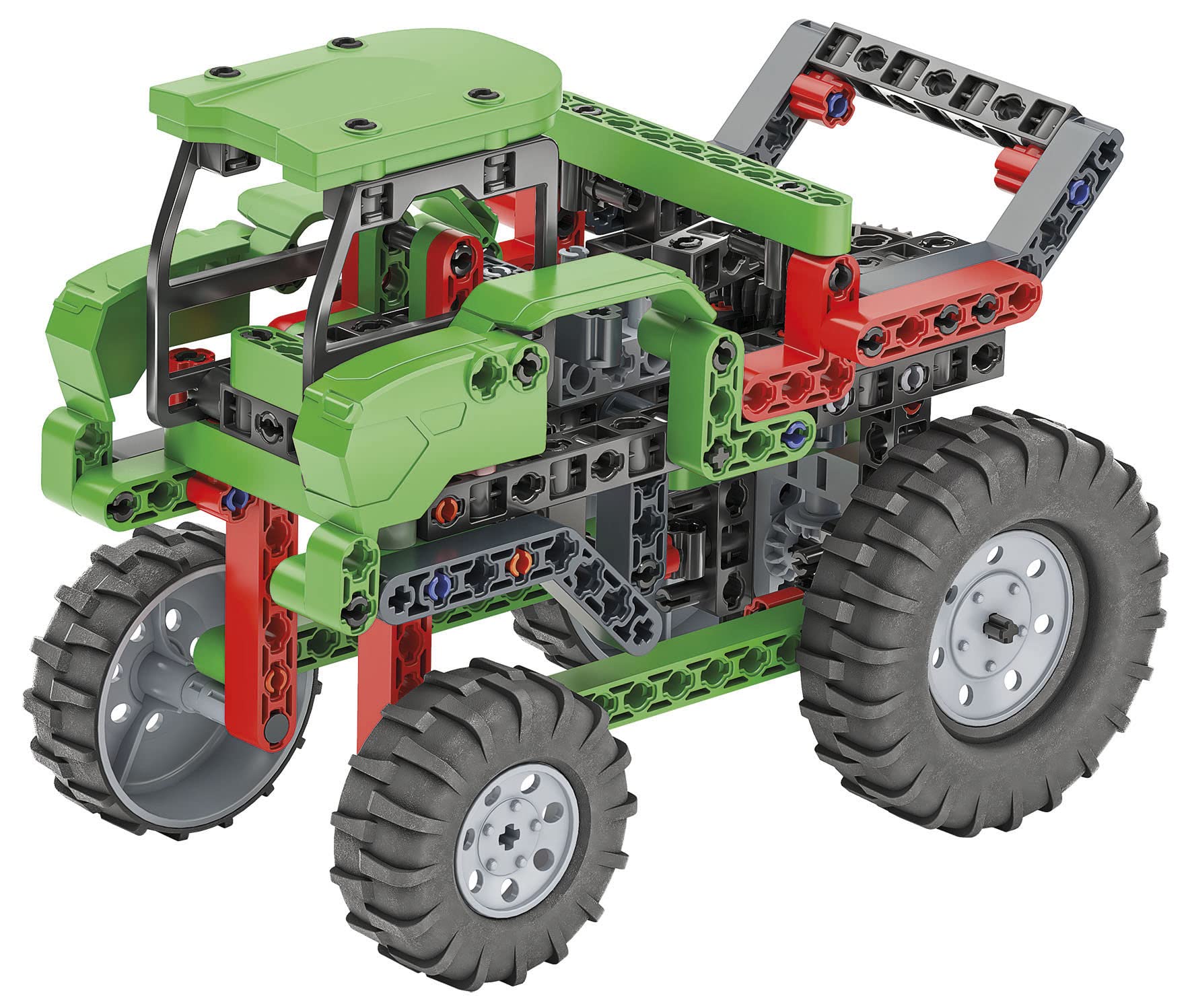 Clementoni Science Museum Mechanics: Farm Vehicle Building Set - Build 10 Vehicles, STEM Learning for Ages 8-12 13