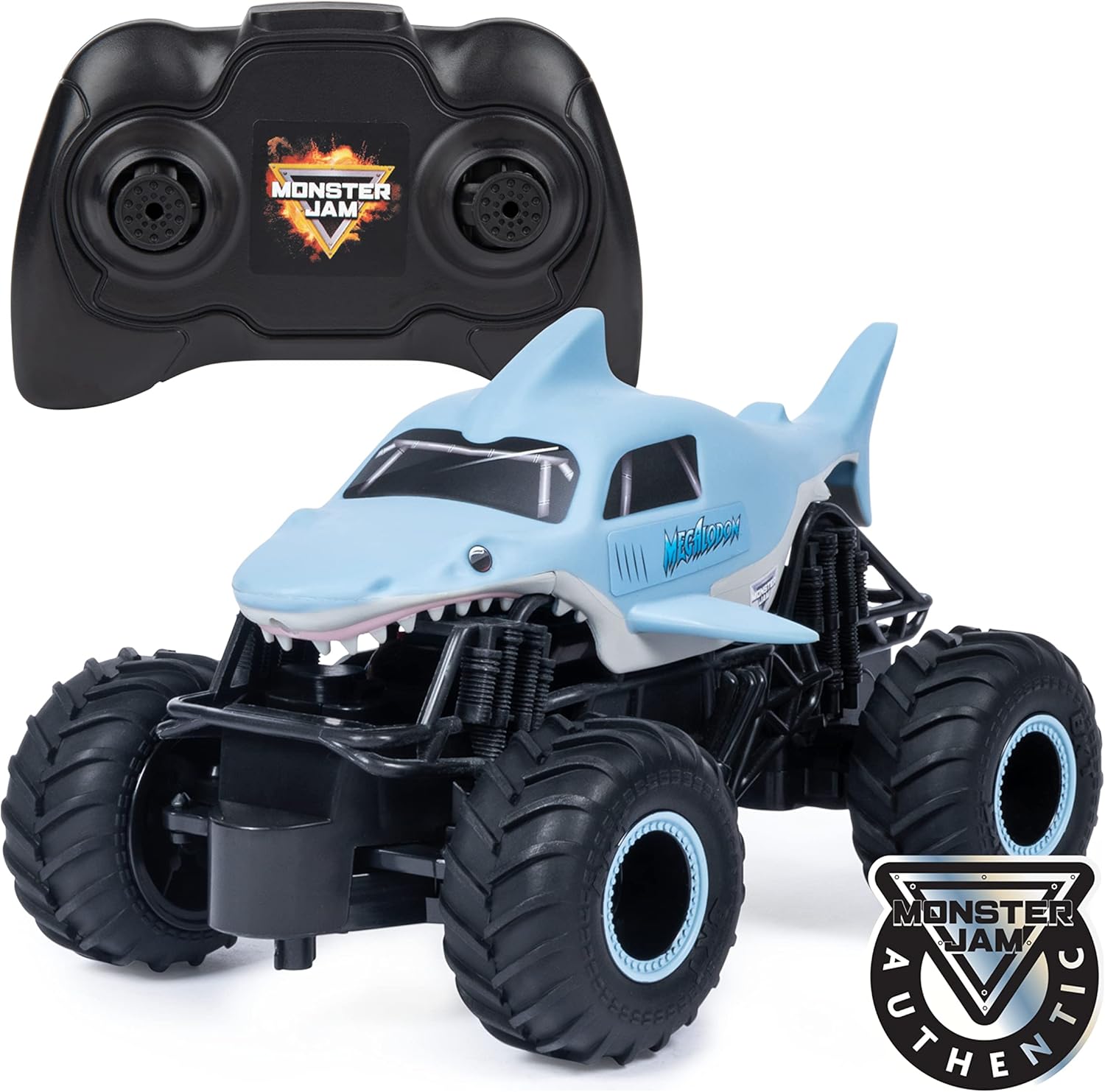 Monster Jam Megalodon Remote Control Truck - 1:24 Scale, 2.4 GHz, Ages 4+