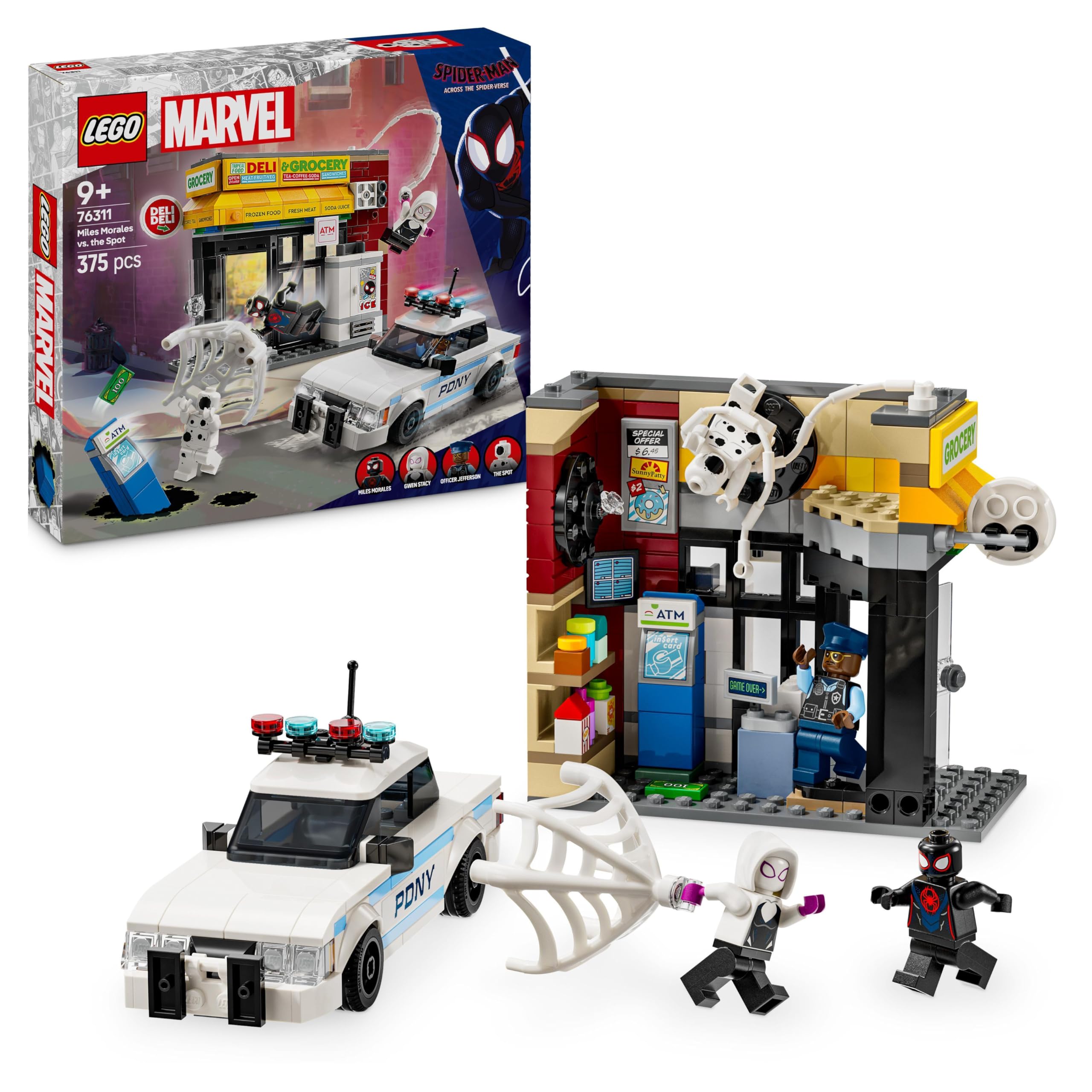 LEGO Marvel Spider-Verse: Miles Morales vs. The Spot - Super Heroes Playset for Ages 9+