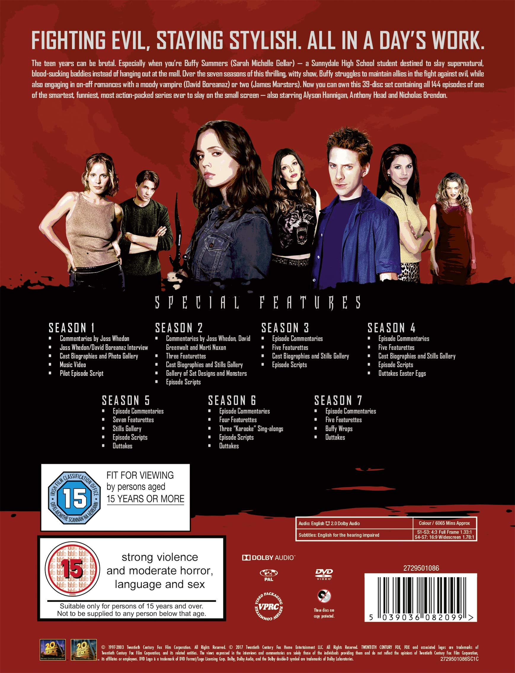 Buffy The Vampire Slayer: The Complete Series Seasons 1-7 [DVD] 2