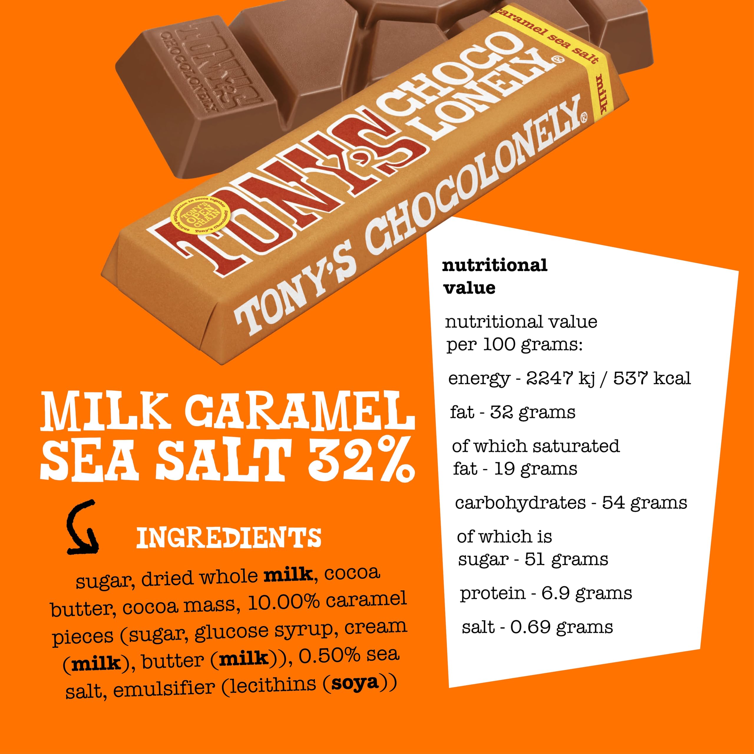 Tony's Chocolonely Extended Rainbow Tasting Pack - 8 Bars, 385g, Assorted Flavours 7