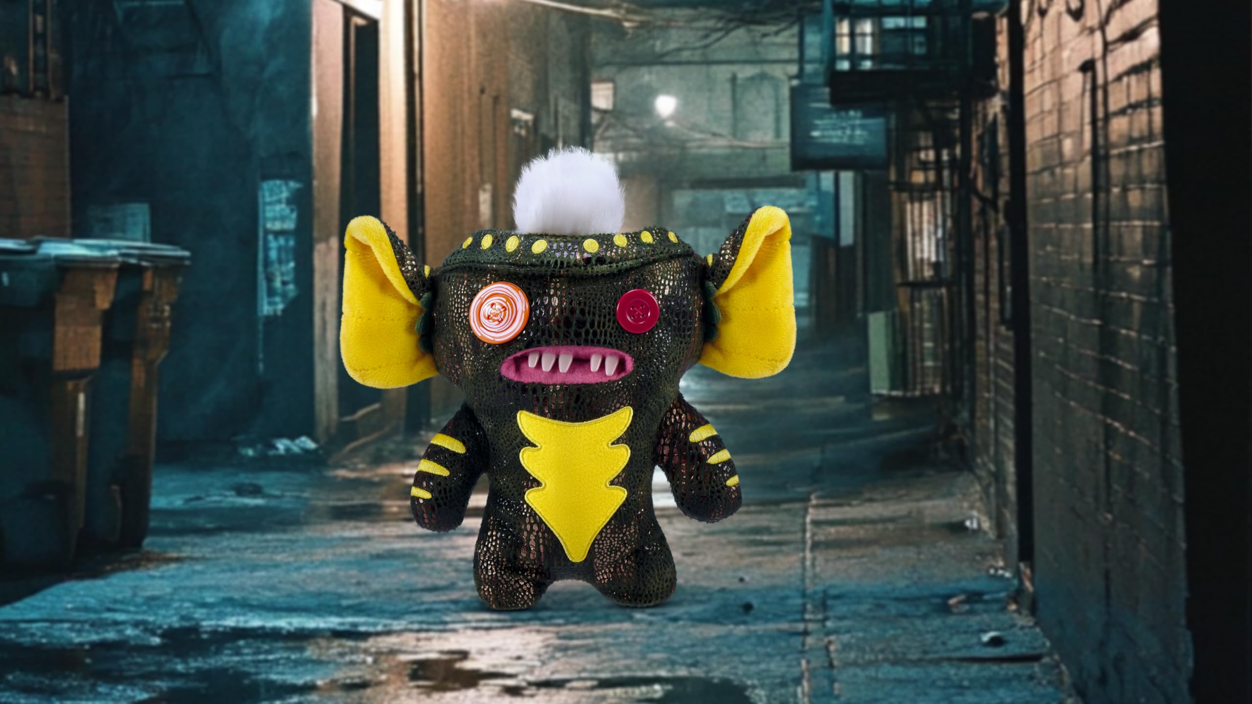 Fuggler x The Gremlins Stripe Plush - Ugly Monster Collectible Toy for Kids 4+