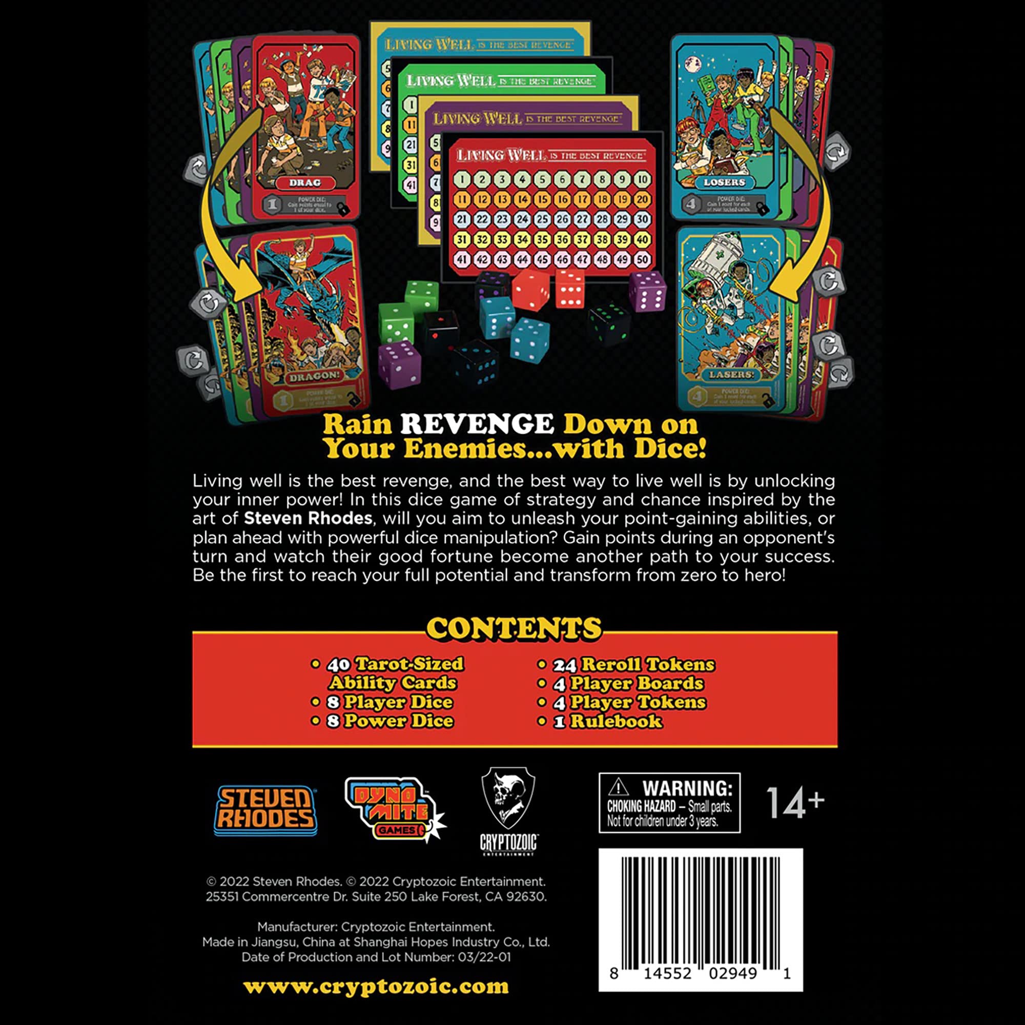 Cryptozoic Entertainment Living Well Is the Best Revenge Card Game 5