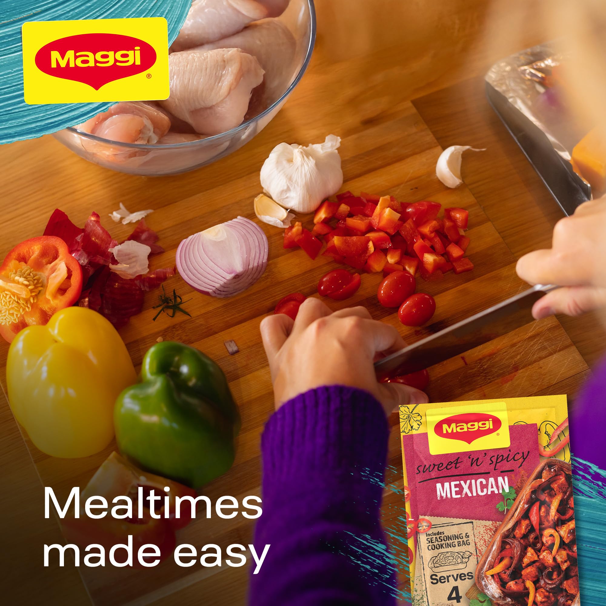 MAGGI - So Juicy Mexican Chicken Recipe Mix (38g Sachet)