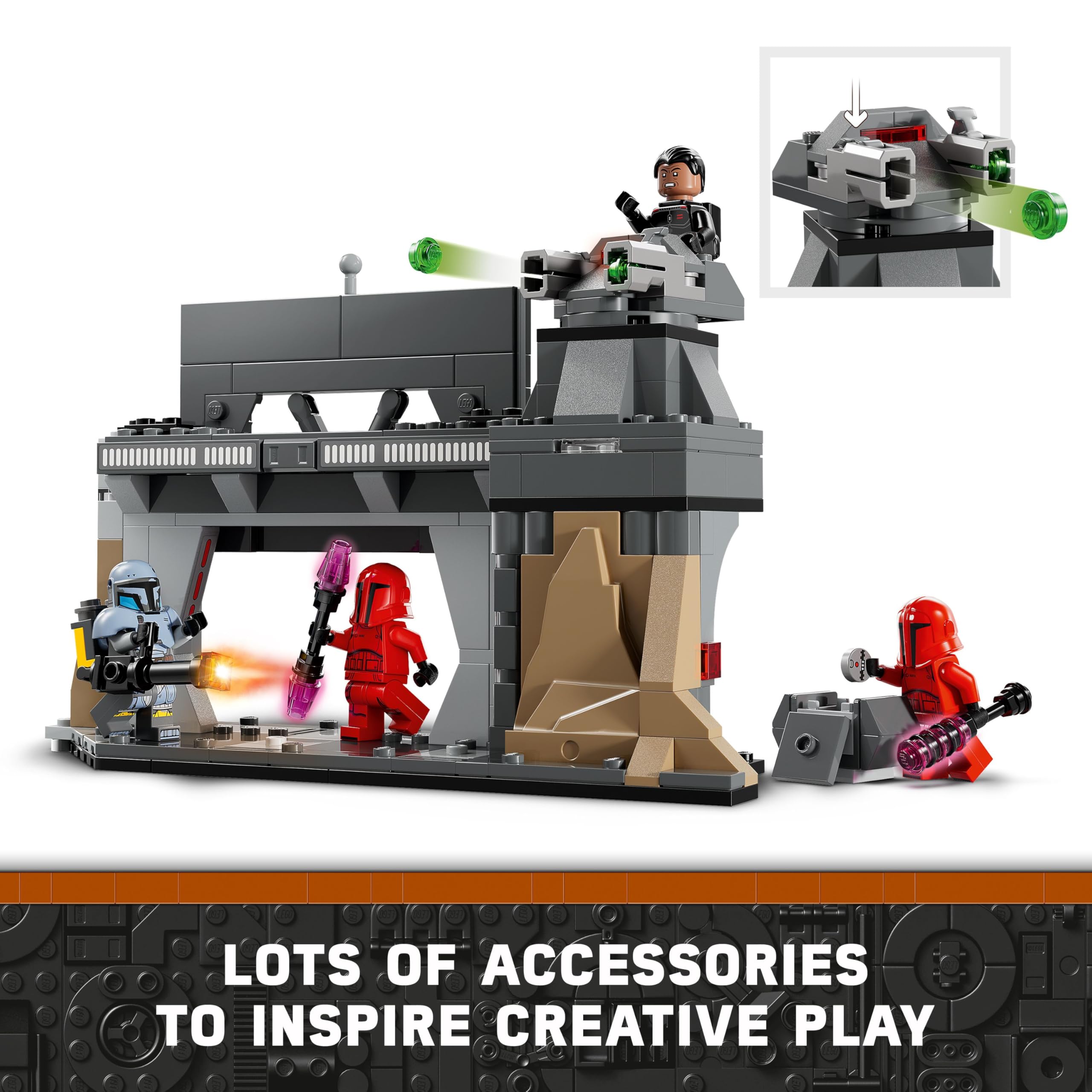 LEGO Star Wars: The Mandalorian Paz Vizsla and Moff Gideon Battle Set - 289-Piece Building Playset for Ages 7+ 7