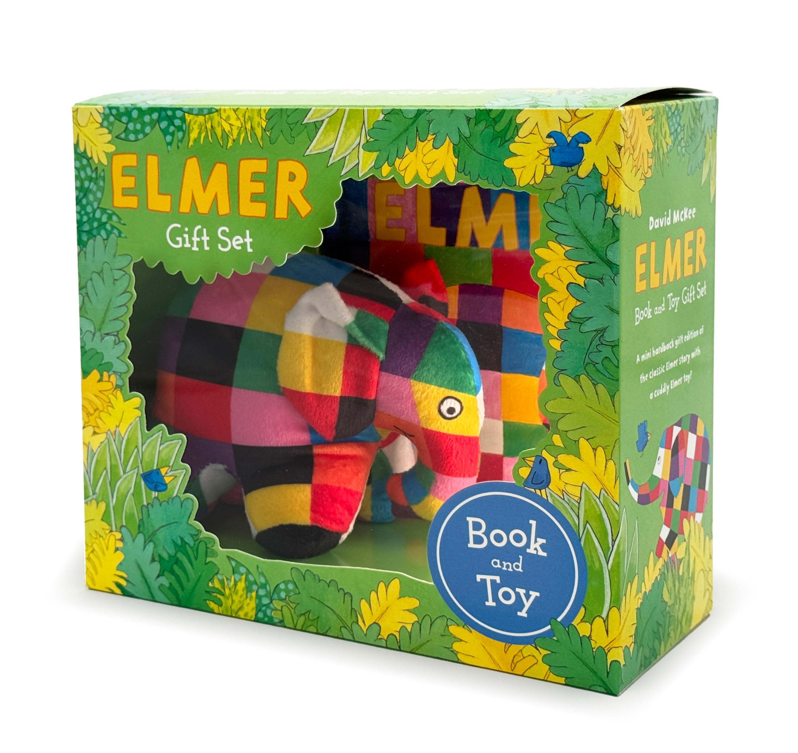 Andersen Press Elmer Book and Toy Gift Set | Hardcover | English