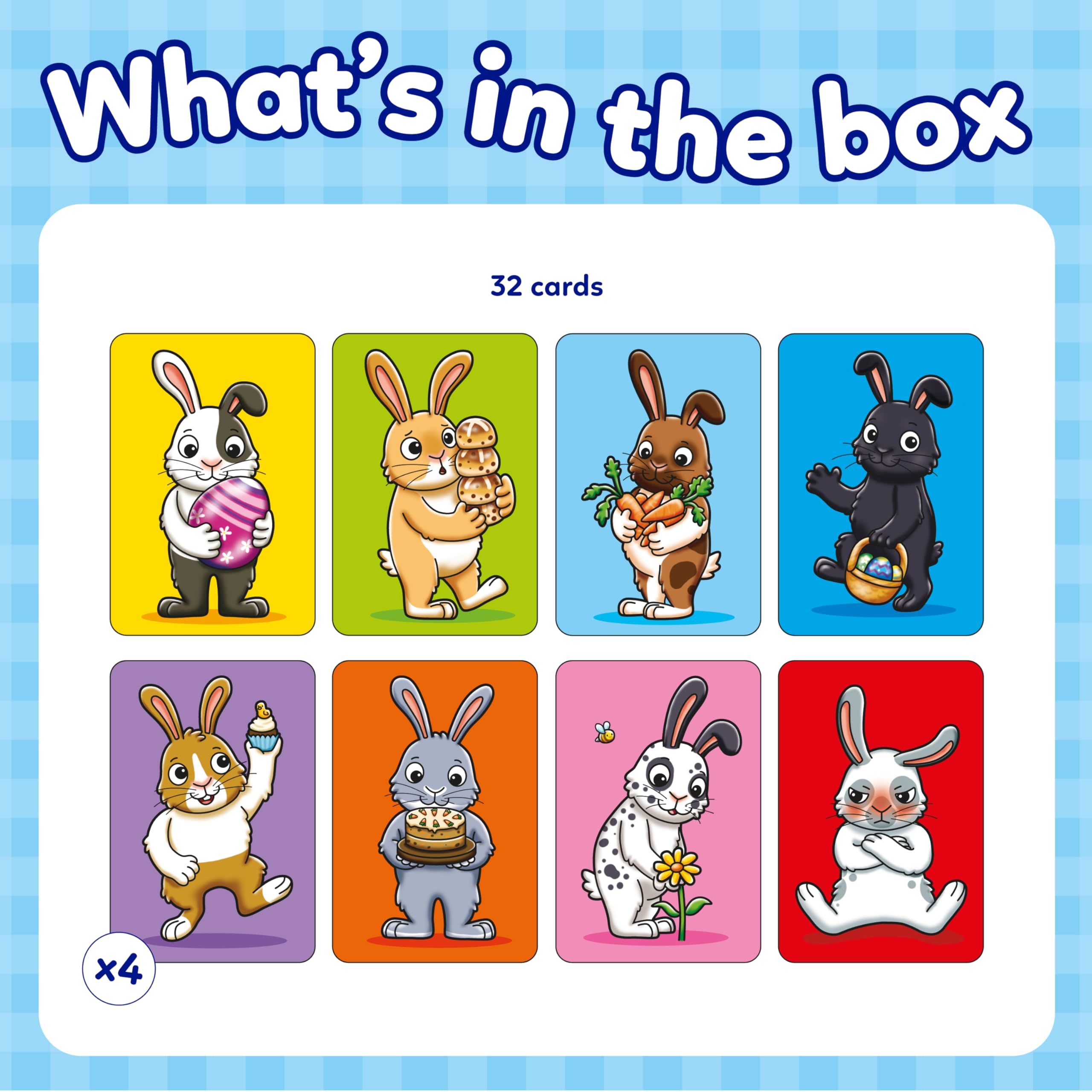 Orchard Toys Hot Cross Bunnies Snap and Pairs Mini Card Game for Kids 6