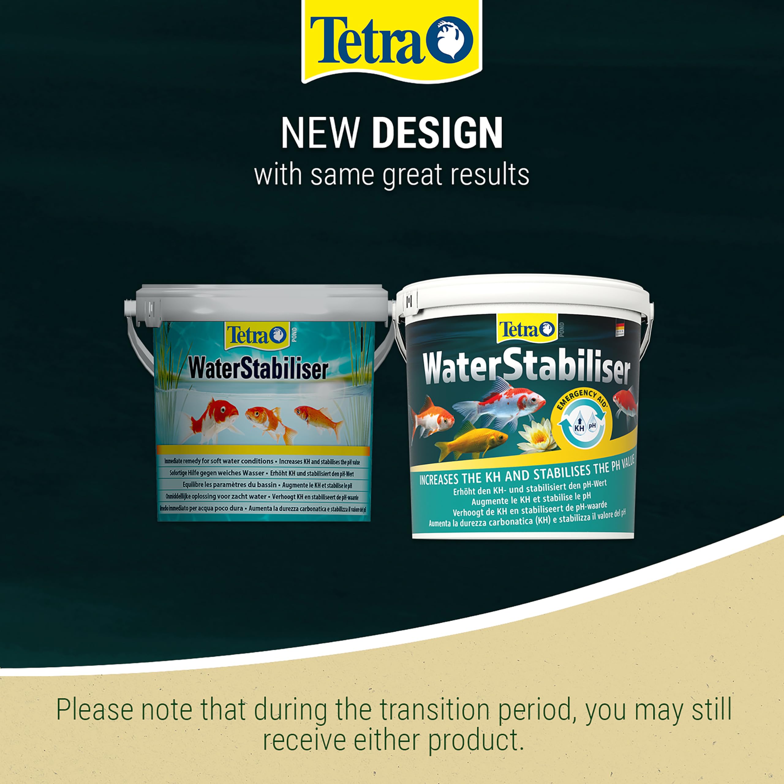 Tetra Pond Water Stabilizer Powder - Stabilizes KH and pH for Healthy Pond Water | 1.2 kg 2