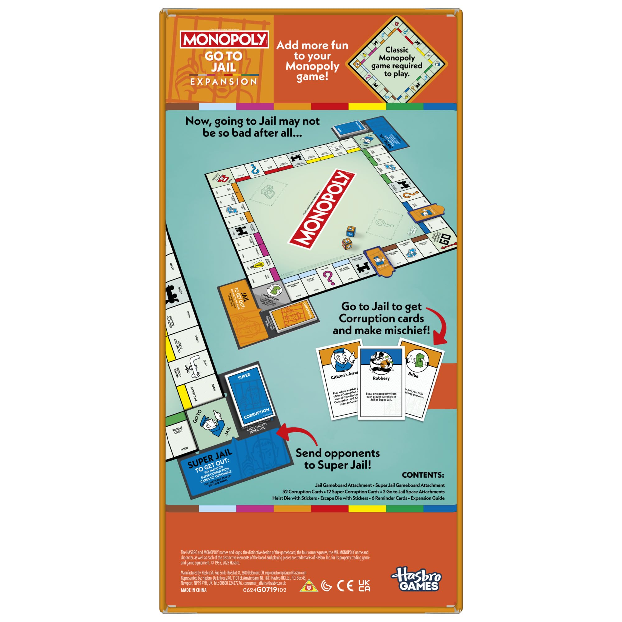 Monopoly Go to Jail Expansion Pack for Classic Monopoly Game – English Version 5