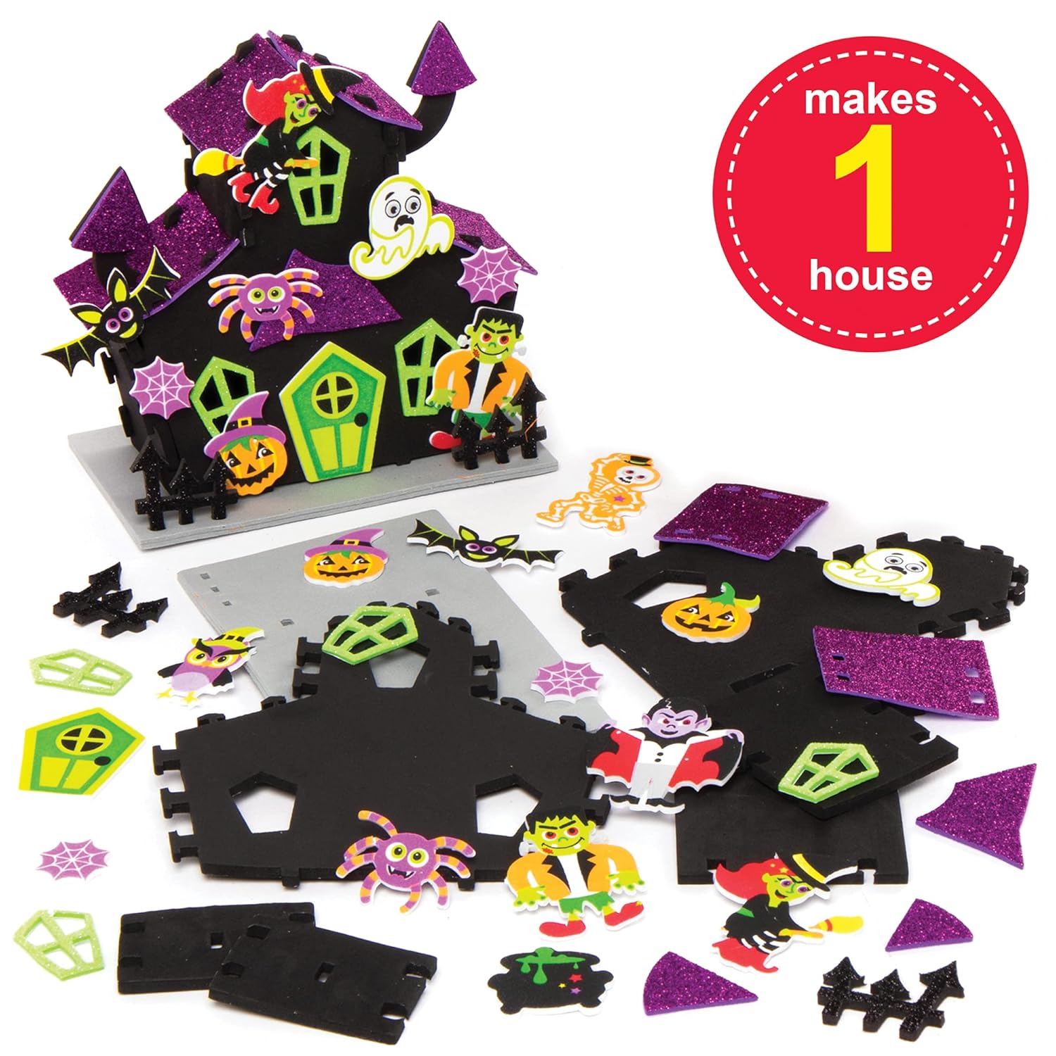 Baker Ross CBS024 Halloween Craft-It! Box - Creative Arts & Crafts Kit for Kids Ages 3-9 7