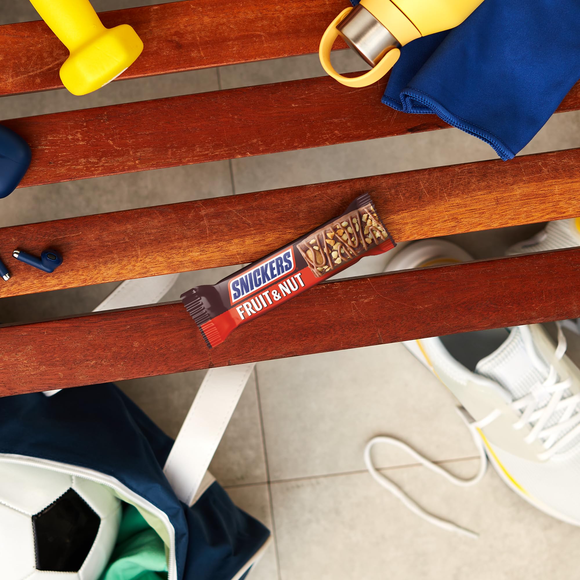 Snickers - Triple Treat Fruit & Nut Milk Chocolate Snack Bars Multipack (4 x 32g)