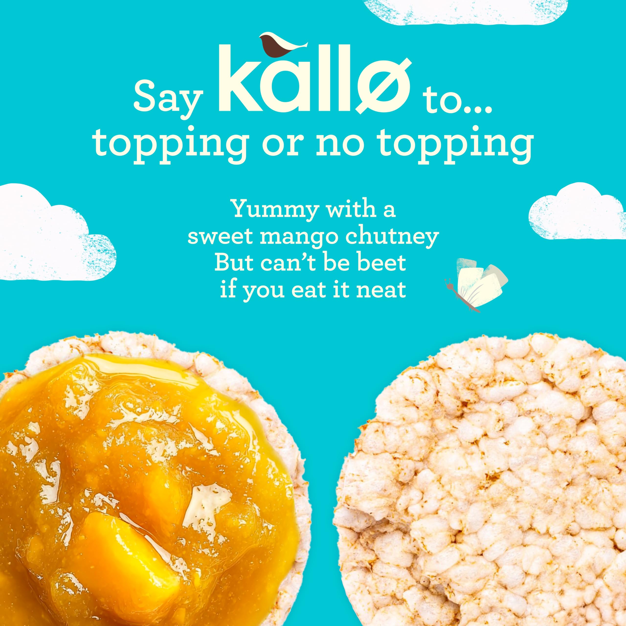 Kallo Thai Curry Veggie Cakes, Lentil & Pea Puffed Crackers, Gluten Free, Plant-Based Snack 6