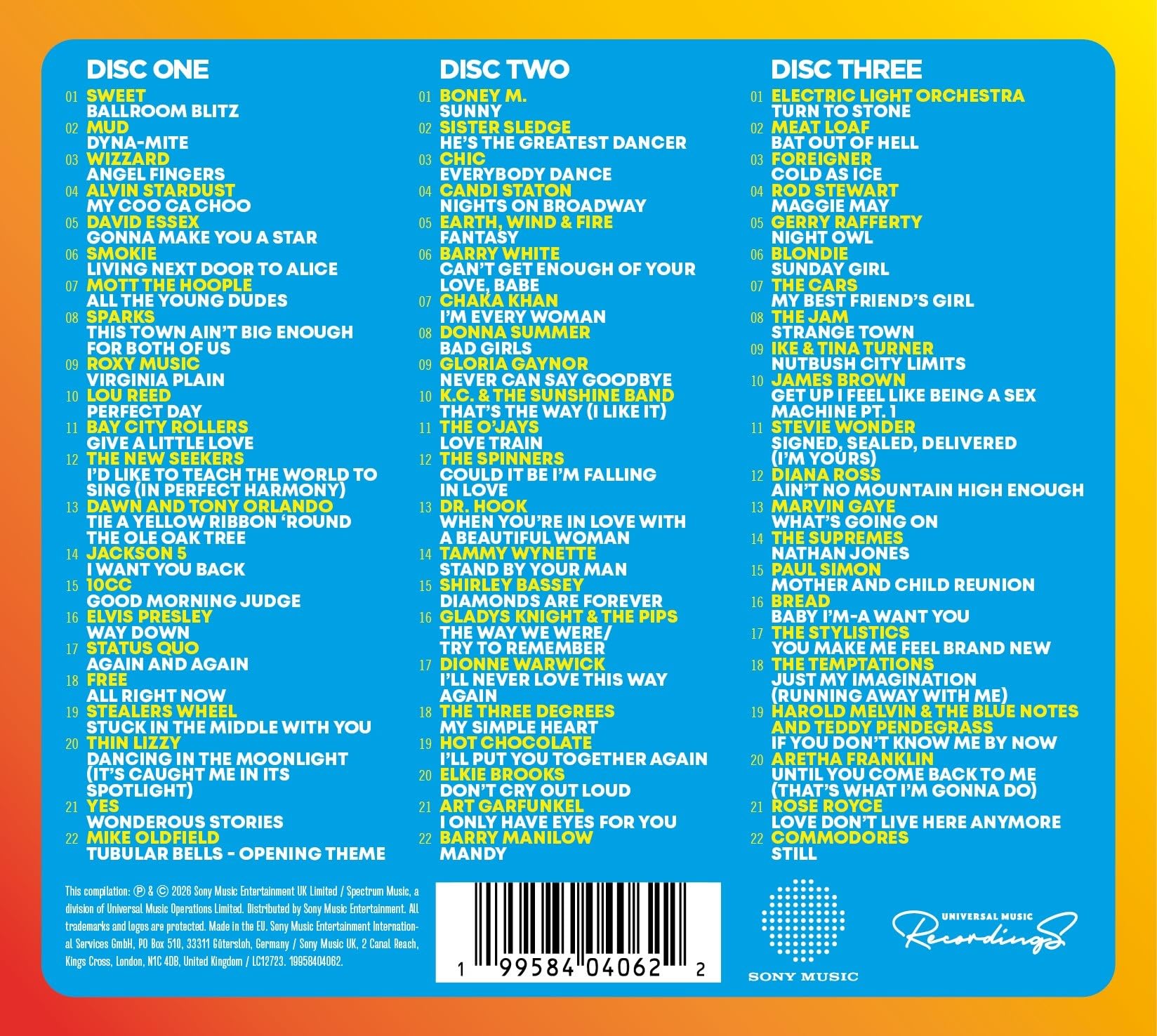 Various Artists - The Hits Album - Superstars: The '70s [3CD Box set] 2