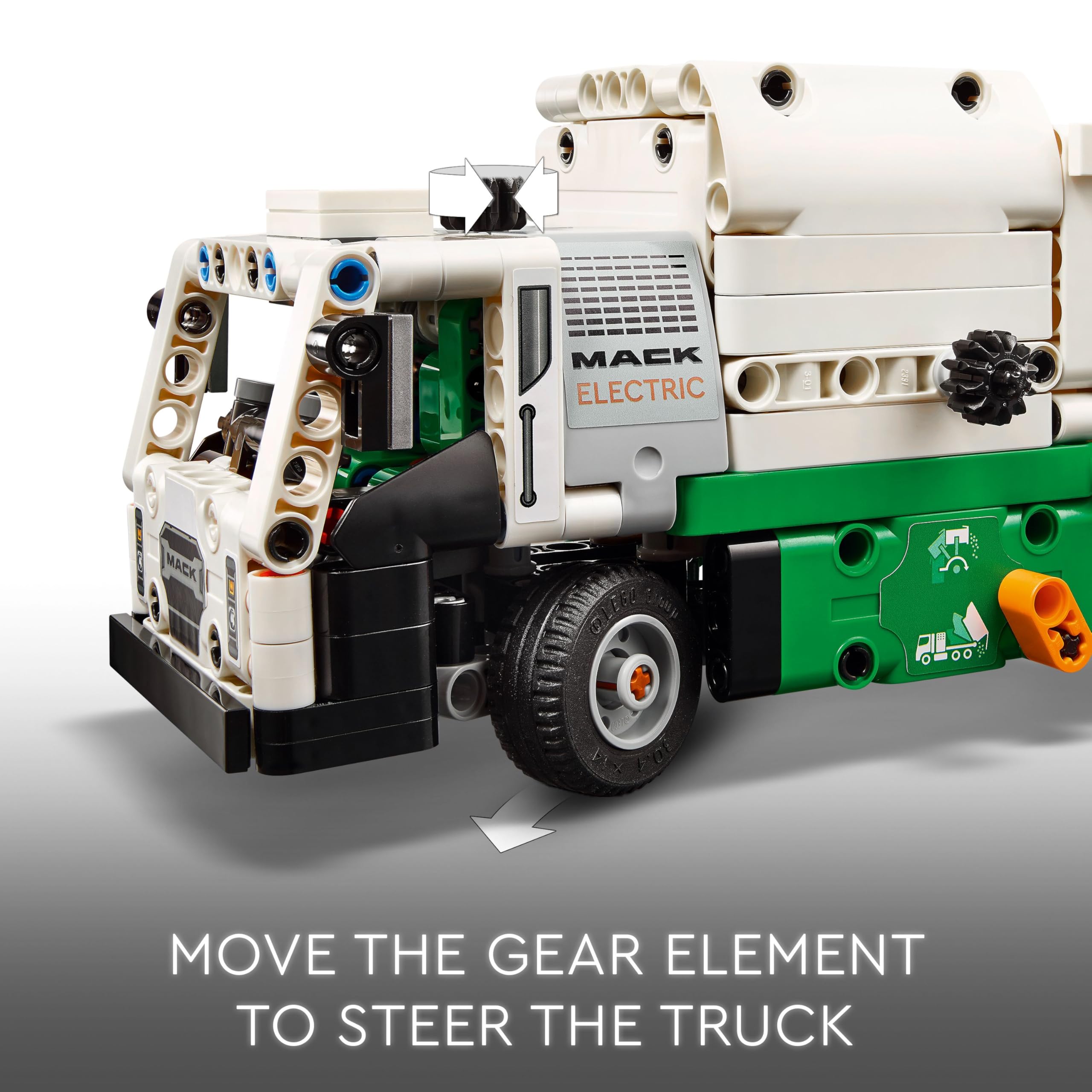 LEGO Technic Mack LR Electric Garbage Truck Building Set | Ages 8+ | Model 42167 4