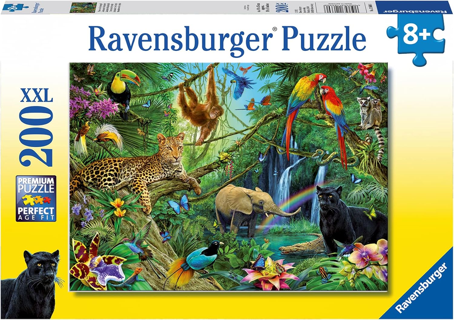 Ravensburger Jungle 200 Piece Jigsaw Puzzle - Extra Large Pieces for Kids 8+