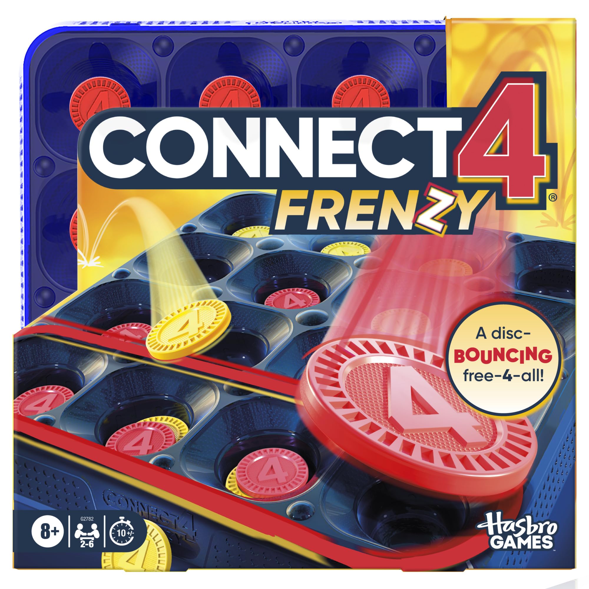 Hasbro Gaming Connect 4 Frenzy Game - English Version
