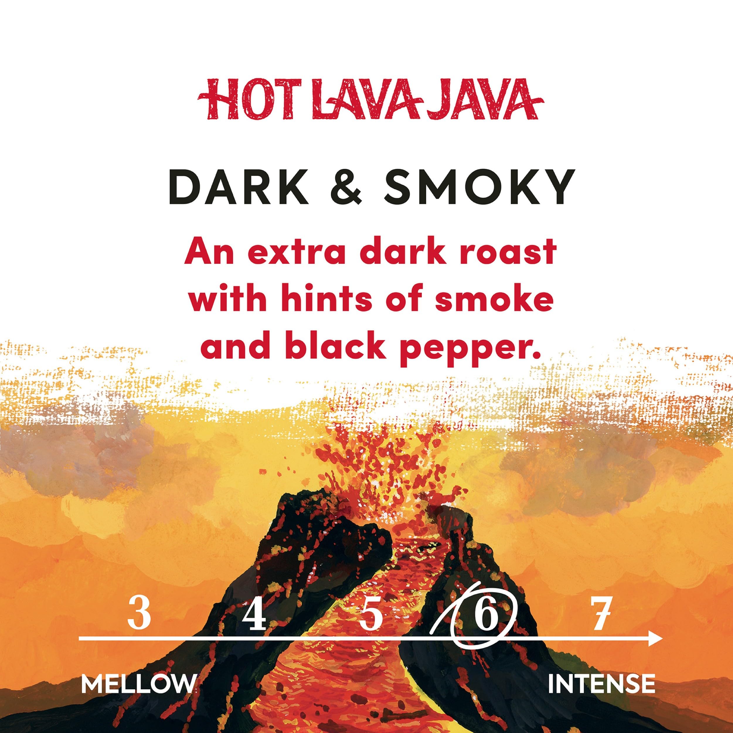 Taylors of Harrogate Hot Lava Java Ground Coffee Roast 6 - 30 Bags (3 x 10 Count) | Dark Roast