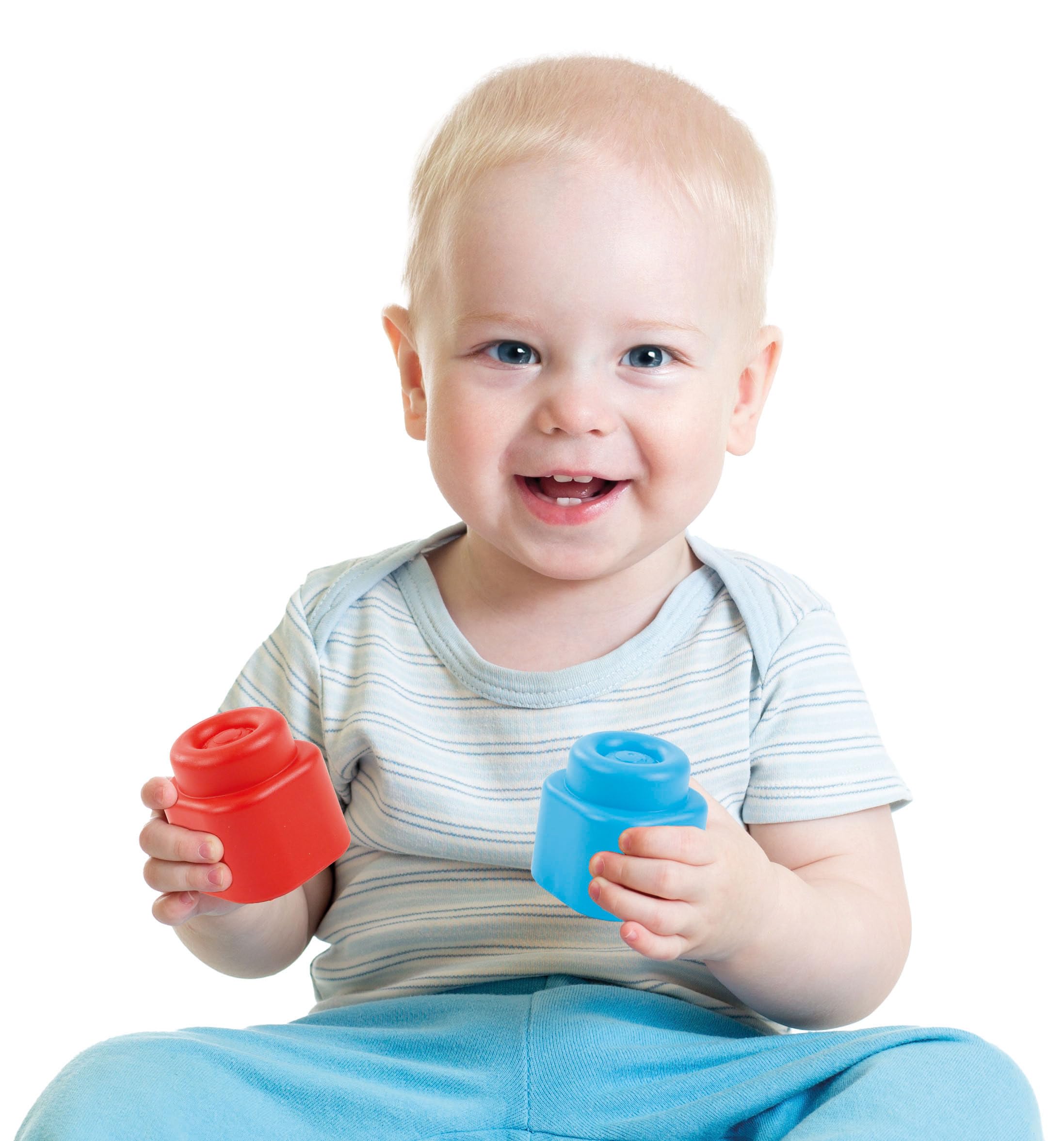 Clementoni Baby Soft Blocks - 40-Piece Clemmy Bag for Ages 6 Months to 3 Years 7