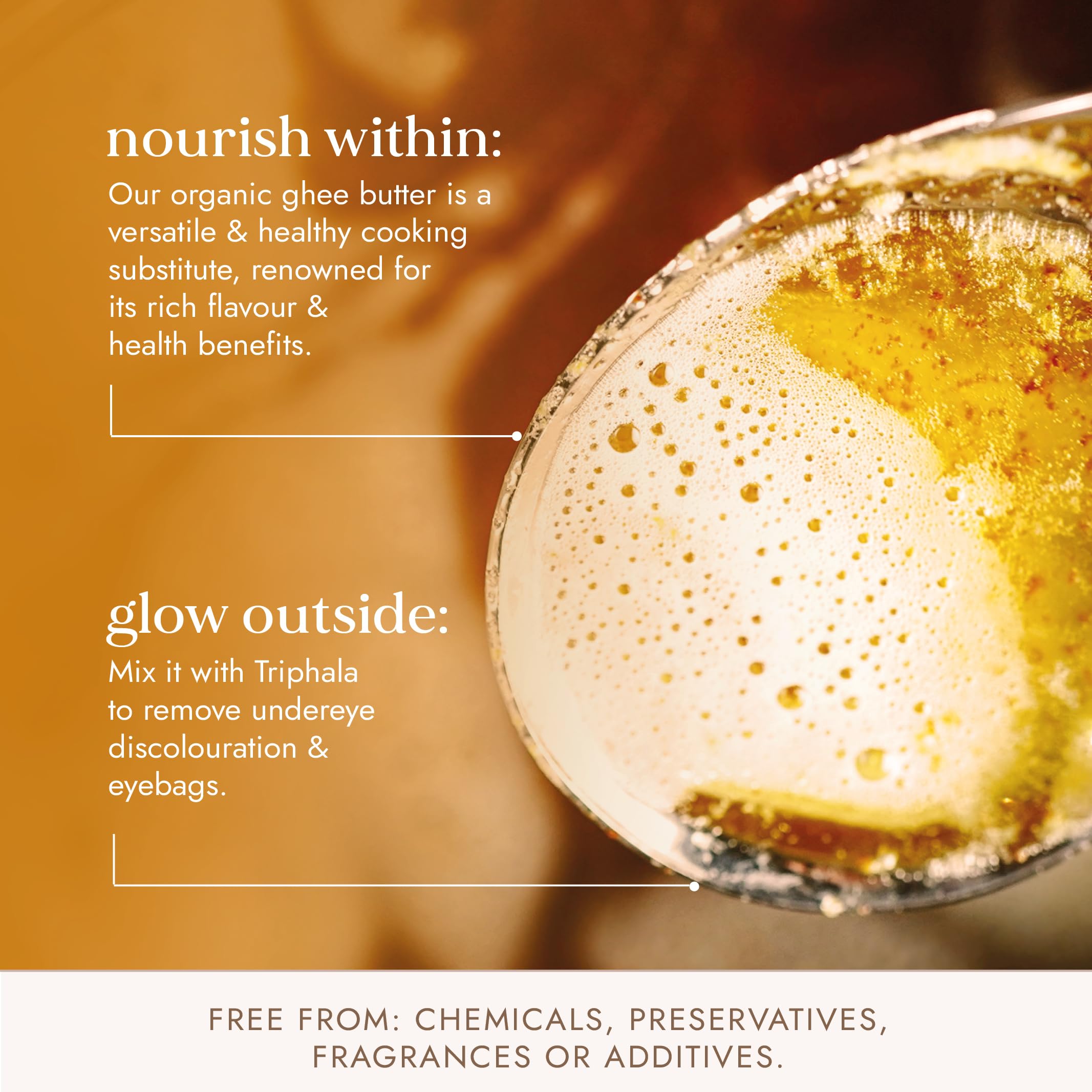 Fushi Organic Ghee 420g – Organic Certified | English Ghee | Vegetarian, Cl 6