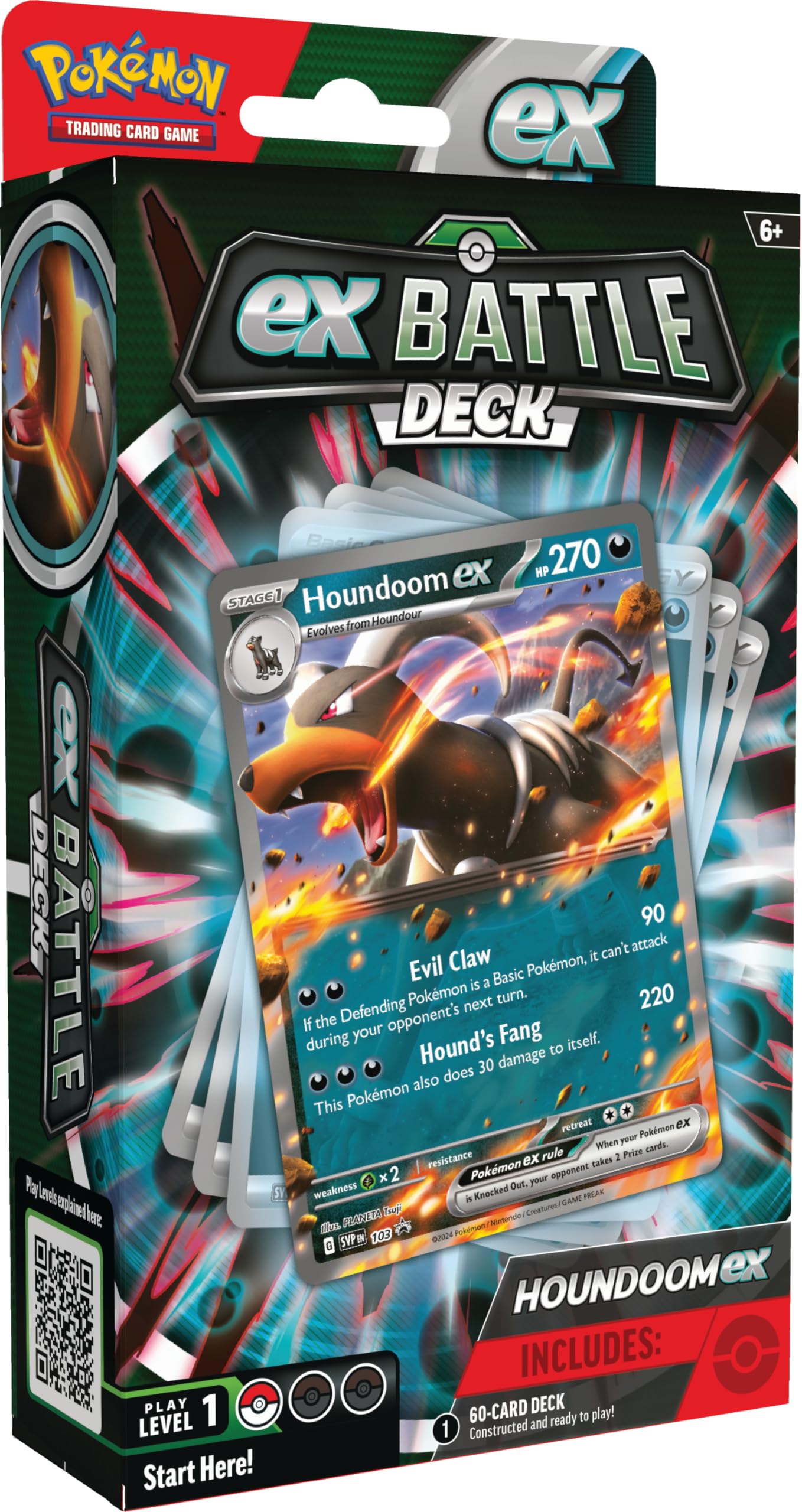 Pokémon TCG: Houndoom ex Battle Deck (60-Card Ready-to-Play Deck)