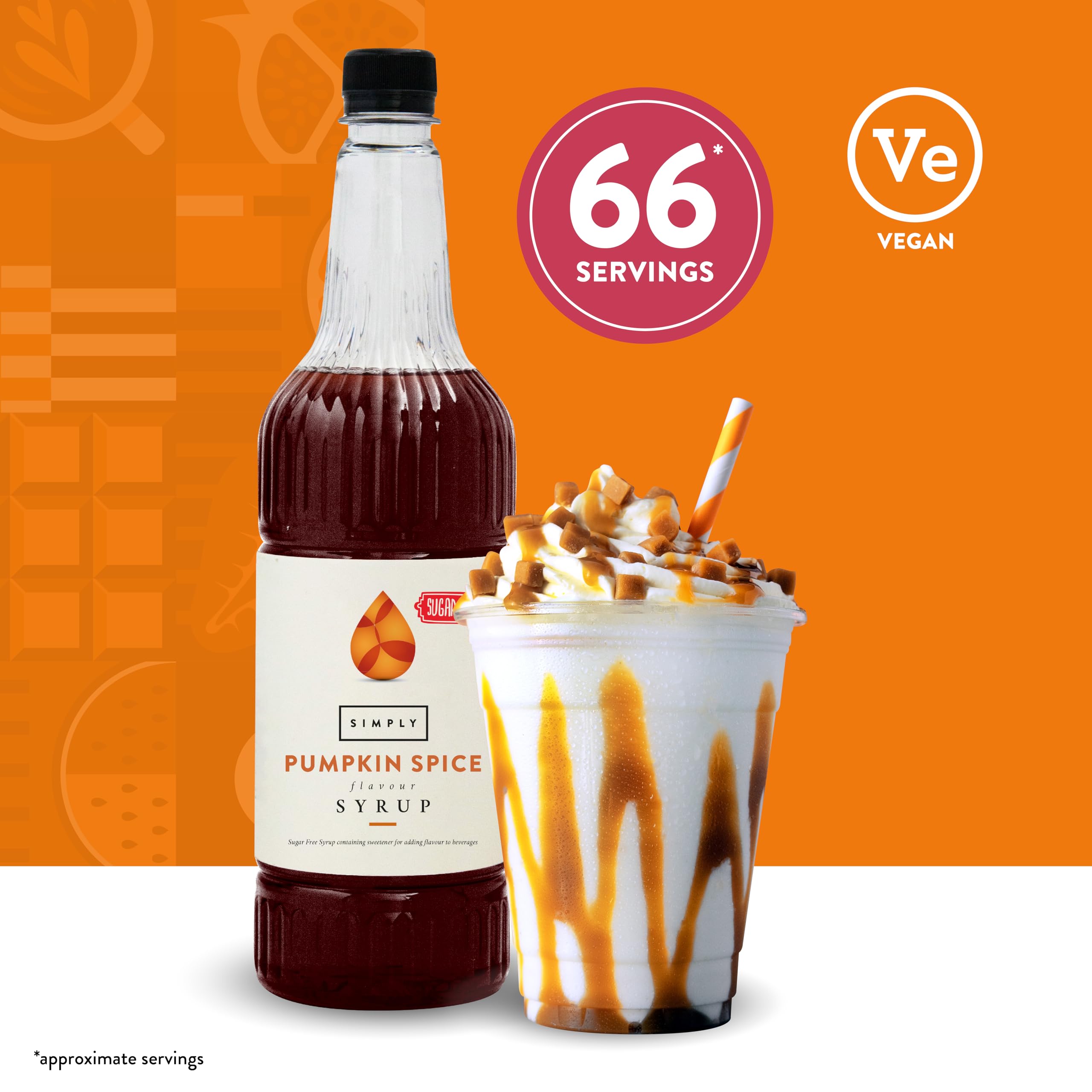 Simply - Sugar Free Pumpkin Spice Syrup 1 Litre 3