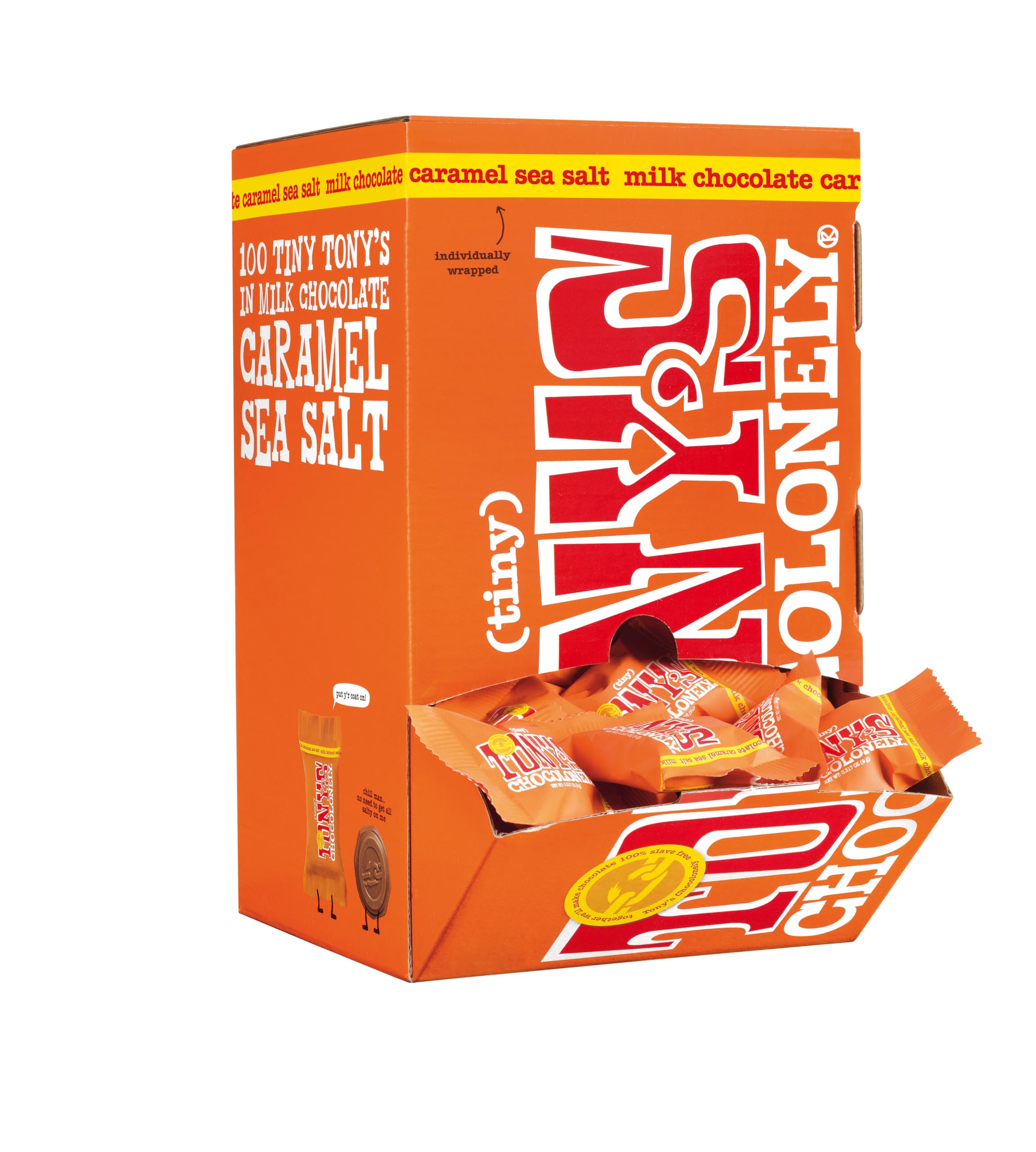 Tony's Chocolonely Tiny Tony's Milk Caramel Sea Salt Gift Box - 900g Mini 5