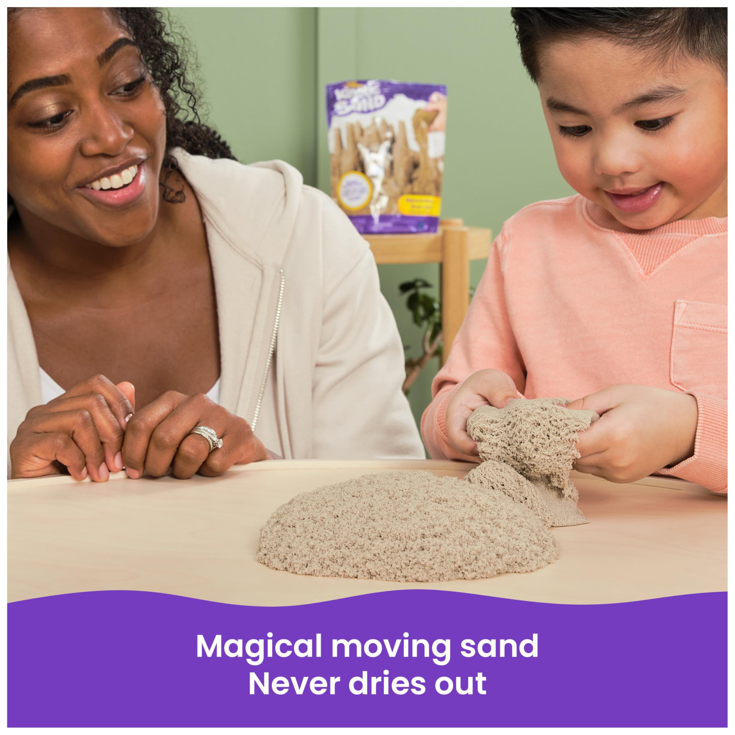 Kinetic Sand Original Mouldable Sensory Play Sand - Brown | 906 g | Ages 3+