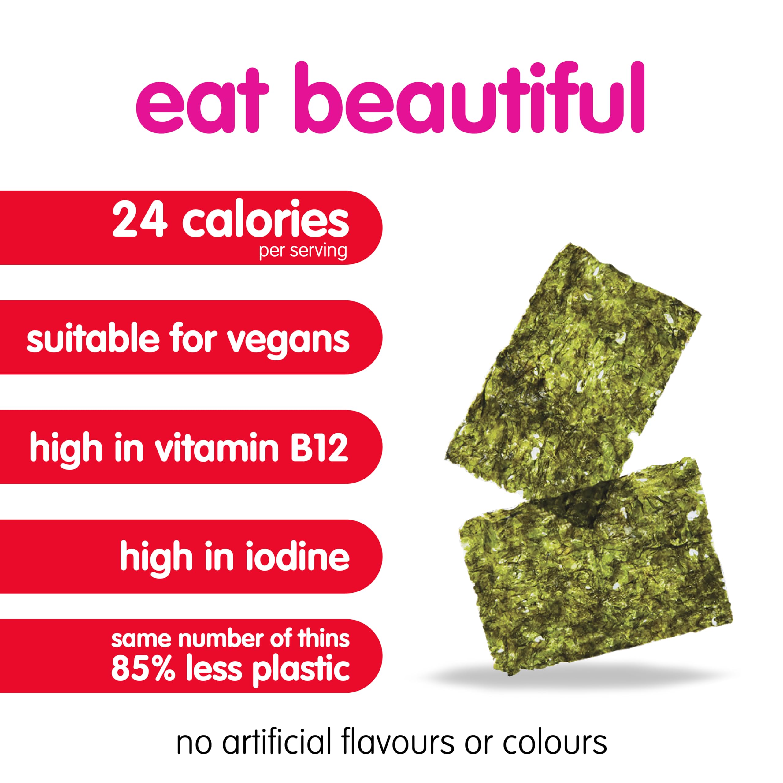 Itsu - Sweet Soy & Sea Salt Crispy Seaweed Thins 32-Pack 5