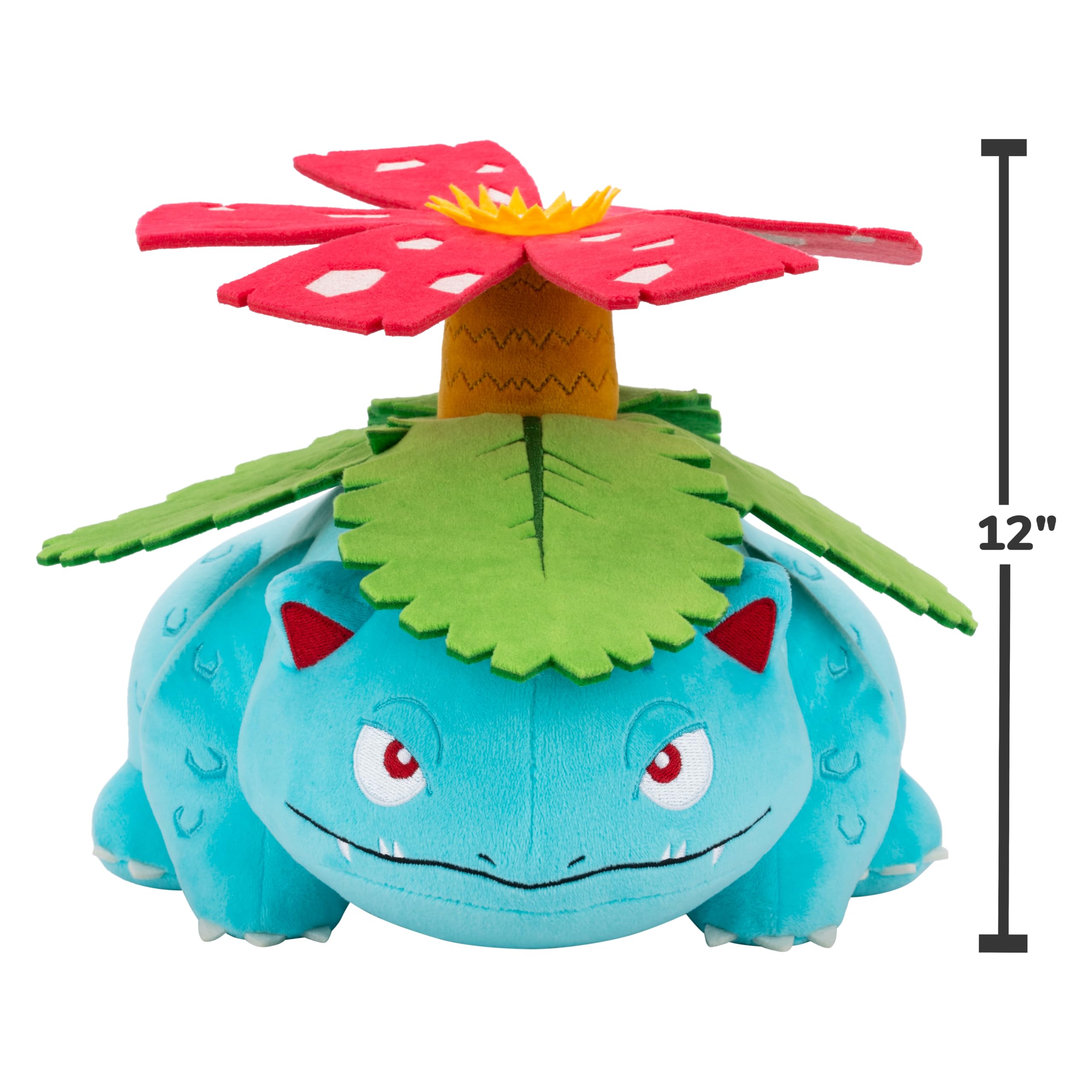 Pokémon Venusaur Plush - 12-Inch Soft Plush with Authentic Animated Series Details 3
