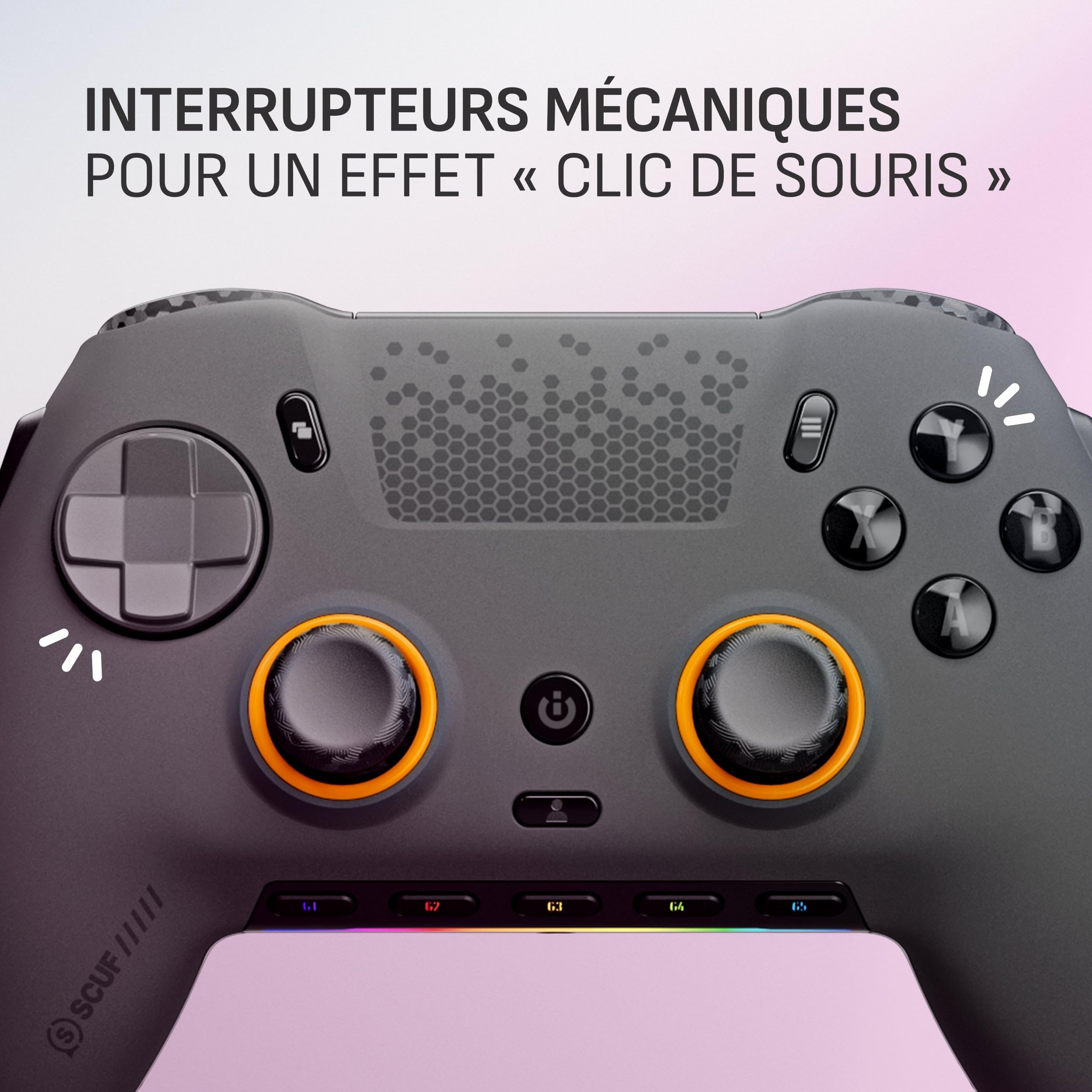 SCUF Envision Pro Wireless V2 (2025) PC Gaming Controller – Hall Effect Anti-Drift, RGB, Remappable Paddles 4