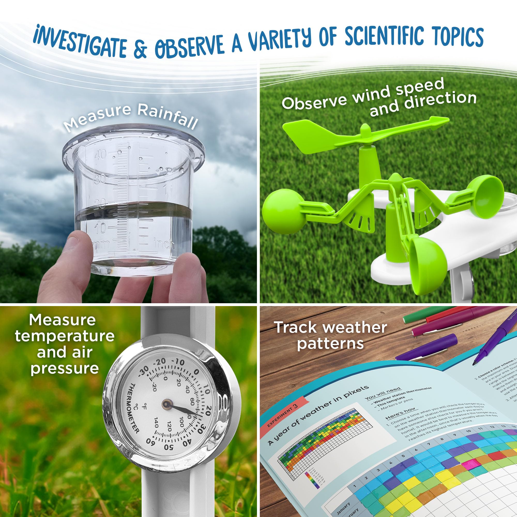 Thames & Kosmos Weather & Climate Lab Science Kit | Ages 6+ | STEM Focused 5